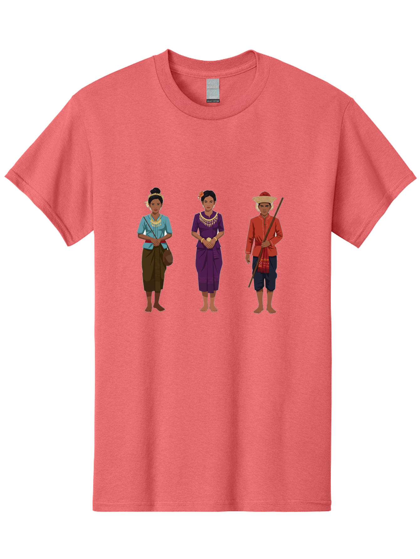 Traditional-Cambodian-People Men'S Graphic Tee, 100% Cotton, Comfortable Casual Summer Wear, Machine Washable, Vintage Camera, Old Camera, Antique Camera, Black Camera, Classic Photography, Photography Equipment, Nostalgic Device, Film Camera, Ban831