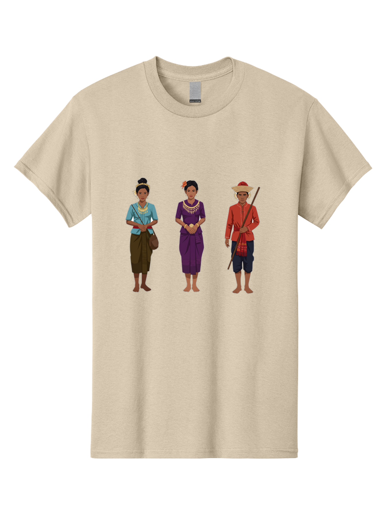 Traditional-Cambodian-People Men'S Graphic Tee, 100% Cotton, Comfortable Casual Summer Wear, Machine Washable, Vintage Camera, Old Camera, Antique Camera, Black Camera, Classic Photography, Photography Equipment, Nostalgic Device, Film Camera, Ban831