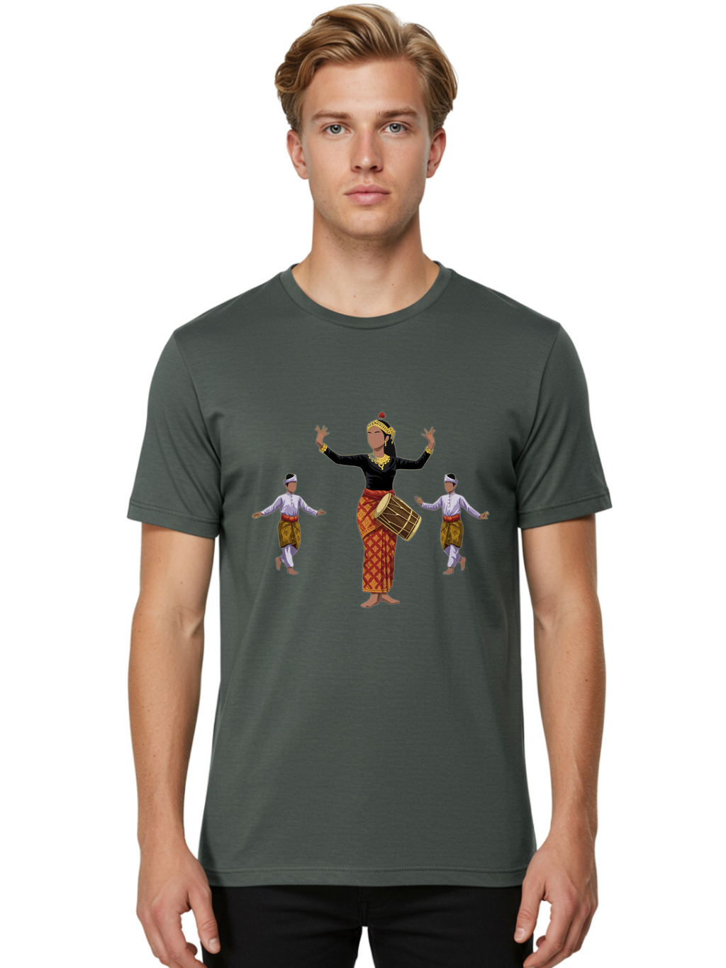 Traditional-Dancers Men'S Graphic Tee, 100% Cotton, Comfortable Casual Summer Wear, Machine Washable, Vintage Camera, Old Camera, Antique Camera, Black Camera, Classic Photography, Photography Equipment, Nostalgic Device, Film Camera, Ban832