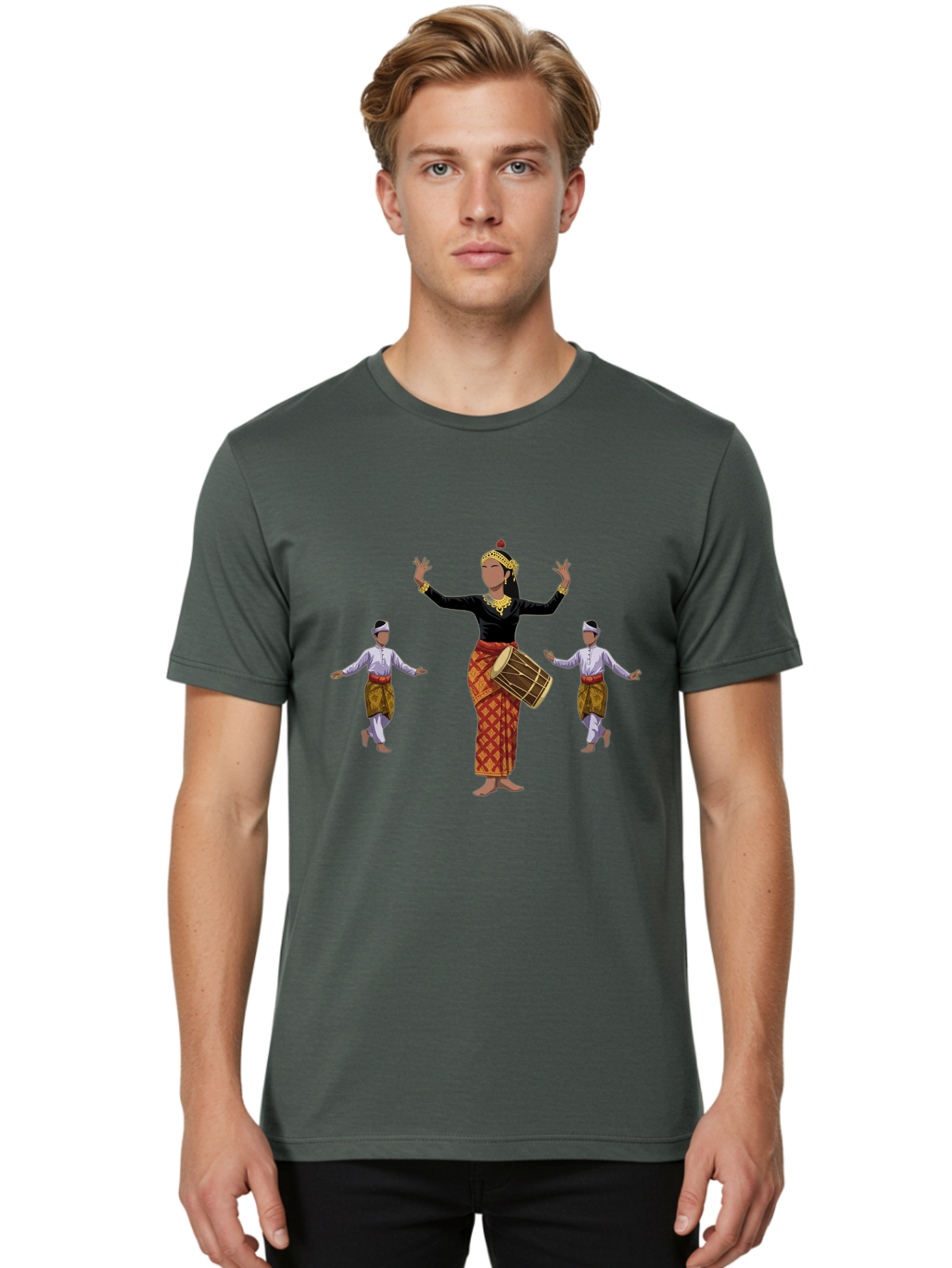 Traditional-Dancers Men'S Graphic Tee, 100% Cotton, Comfortable Casual Summer Wear, Machine Washable, Vintage Camera, Old Camera, Antique Camera, Black Camera, Classic Photography, Photography Equipment, Nostalgic Device, Film Camera, Ban832