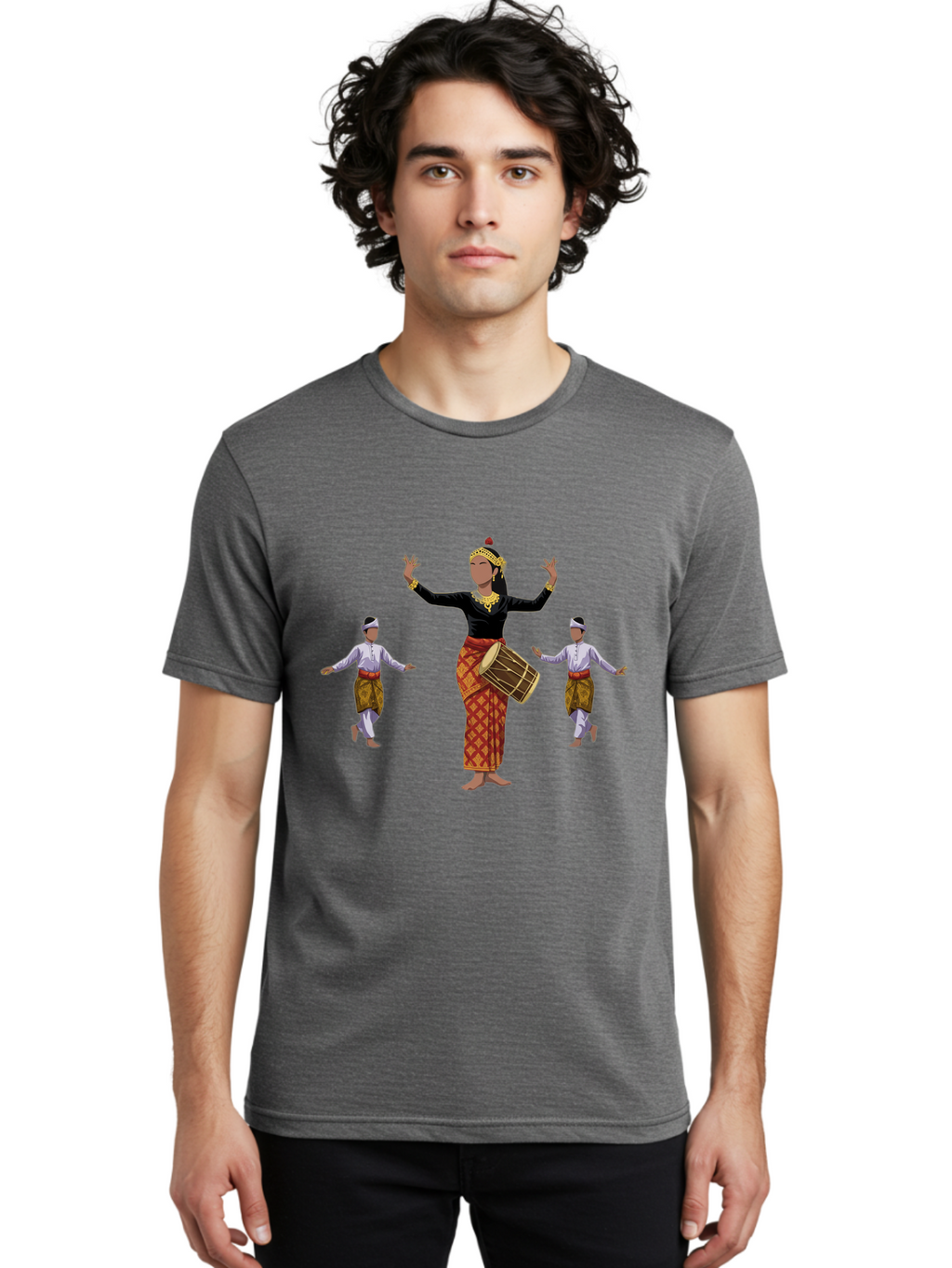 Traditional-Dancers Men'S Graphic Tee, 100% Cotton, Comfortable Casual Summer Wear, Machine Washable, Vintage Camera, Old Camera, Antique Camera, Black Camera, Classic Photography, Photography Equipment, Nostalgic Device, Film Camera, Ban832