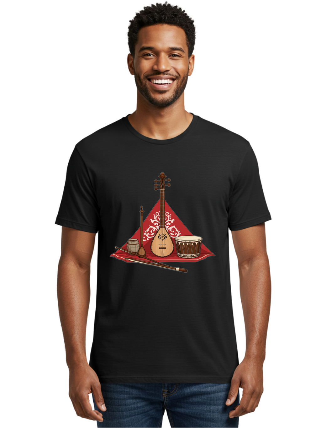 Traditional-Musical-Instruments Men'S Graphic Tee, 100% Cotton, Comfortable Casual Summer Wear, Machine Washable, Vintage Camera, Old Camera, Antique Camera, Black Camera, Classic Photography, Photography Equipment, Nostalgic Device, Ban834