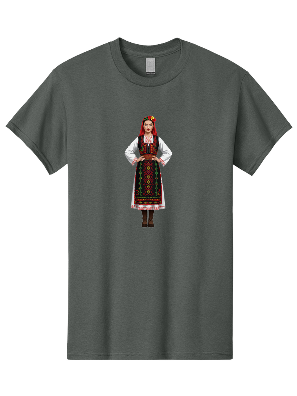 Traditional-Ukrainian-Woman Men'S Graphic Tee, 100% Cotton, Comfortable Casual Summer Wear, Machine Washable, Vintage Camera, Old Camera, Antique Camera, Black Camera, Classic Photography, Photography Equipment, Nostalgic Device, Film Camera, Ban835