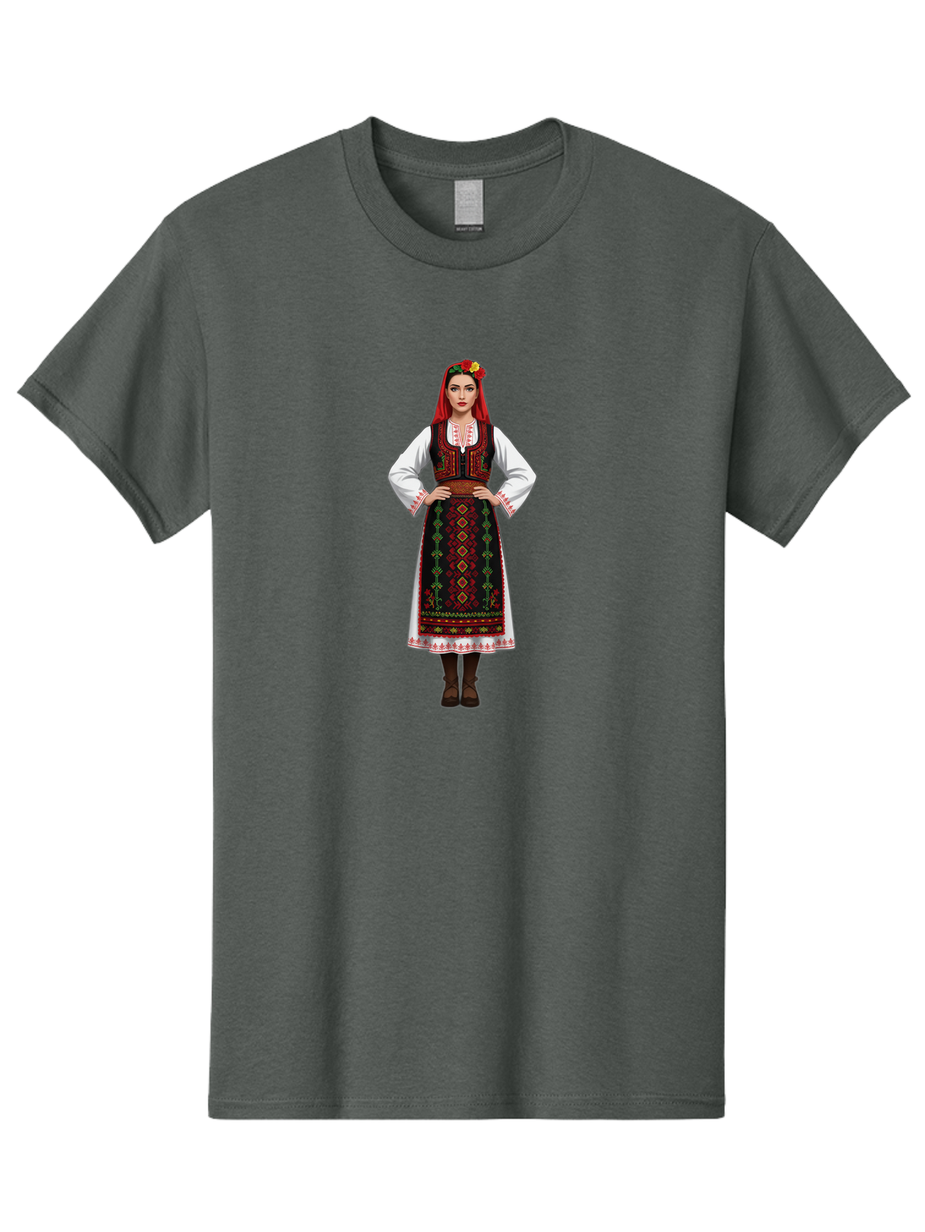 Traditional-Ukrainian-Woman Men'S Graphic Tee, 100% Cotton, Comfortable Casual Summer Wear, Machine Washable, Vintage Camera, Old Camera, Antique Camera, Black Camera, Classic Photography, Photography Equipment, Nostalgic Device, Film Camera, Ban835