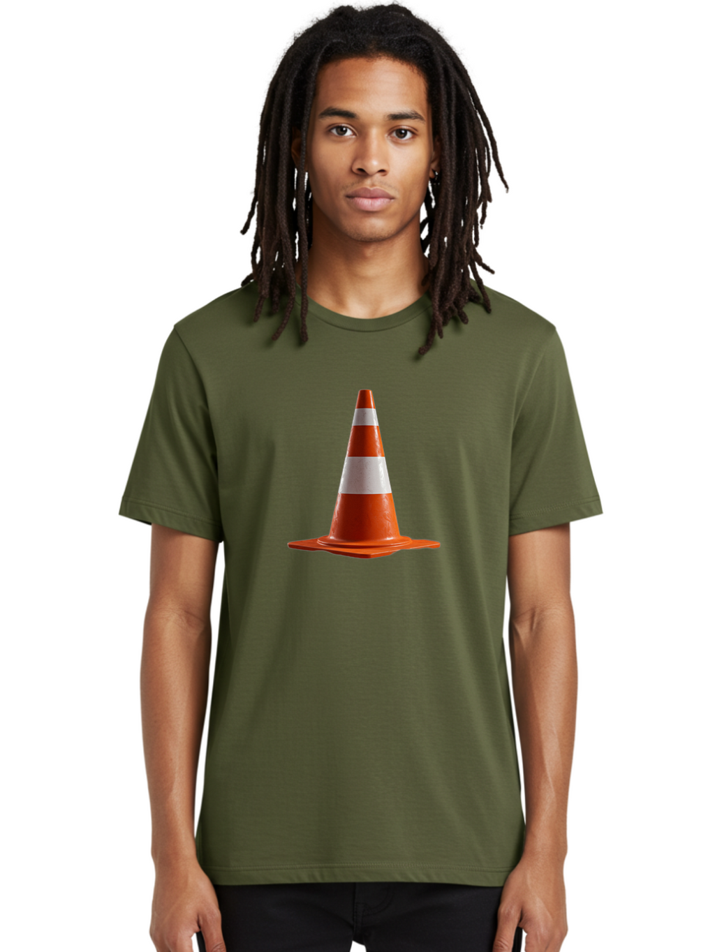 Traffic-Cone-1 Men'S Graphic Tee, 100% Cotton, Comfortable Casual Summer Wear, Machine Washable, Vintage Camera, Old Camera, Antique Camera, Black Camera, Classic Photography, Photography Equipment, Nostalgic Device, Film Camera, Camera Art Ban836