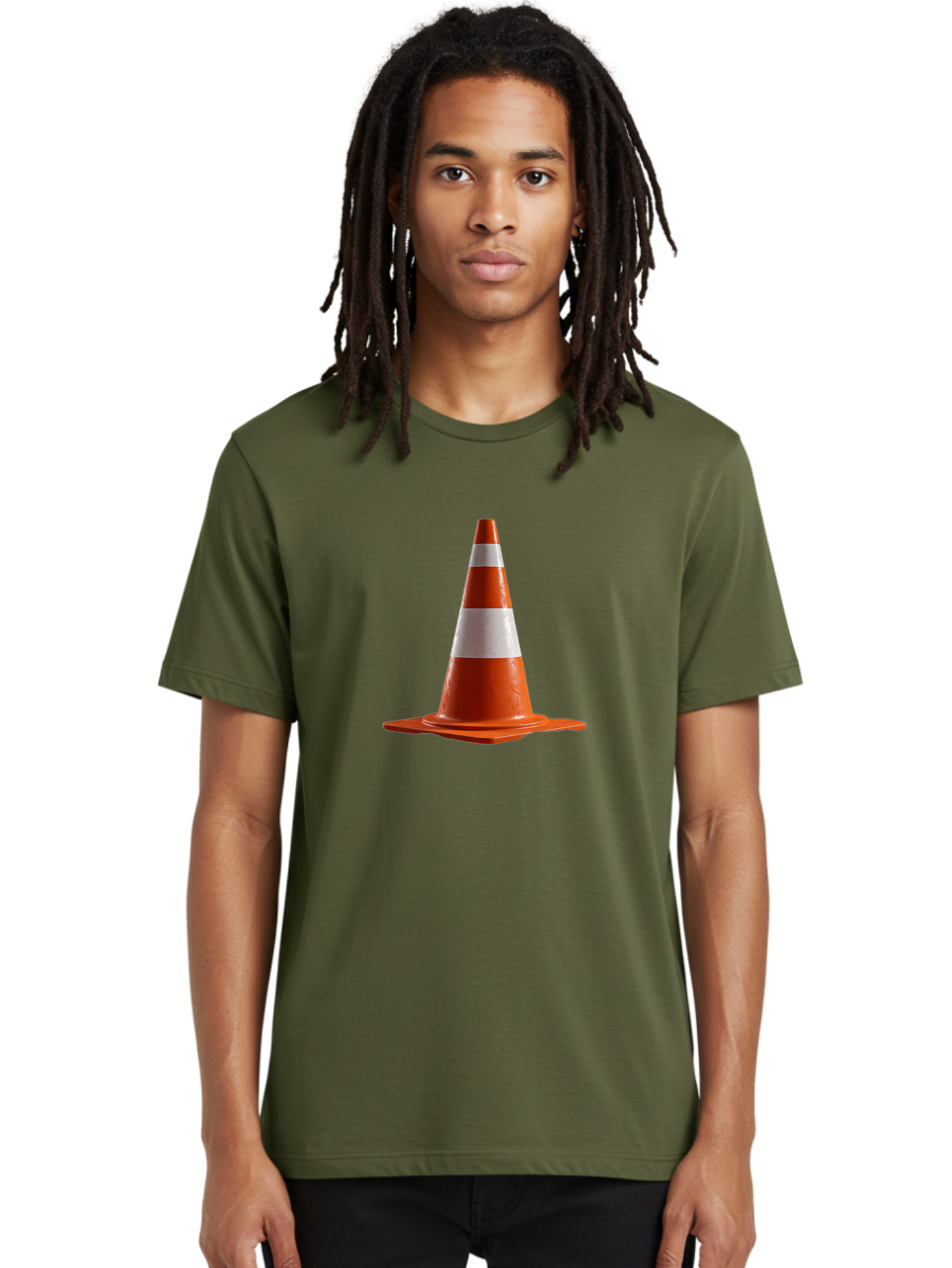 Traffic-Cone-1 Men'S Graphic Tee, 100% Cotton, Comfortable Casual Summer Wear, Machine Washable, Vintage Camera, Old Camera, Antique Camera, Black Camera, Classic Photography, Photography Equipment, Nostalgic Device, Film Camera, Camera Art Ban836