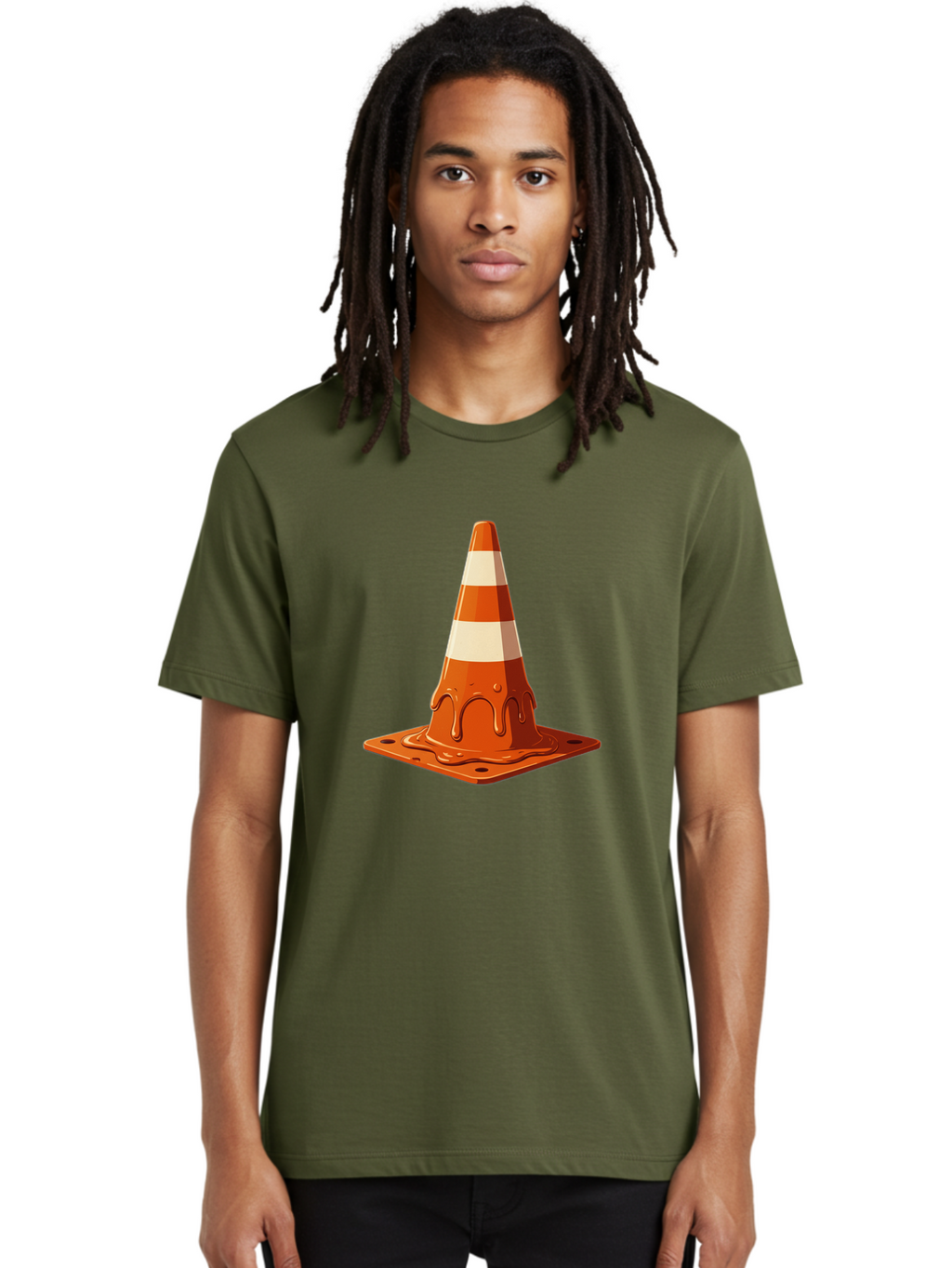 Traffic-Cone-2 Men'S Graphic Tee, 100% Cotton, Comfortable Casual Summer Wear, Machine Washable, Vintage Camera, Old Camera, Antique Camera, Black Camera, Classic Photography, Photography Equipment, Nostalgic Device, Film Camera, Camera Art Ban837