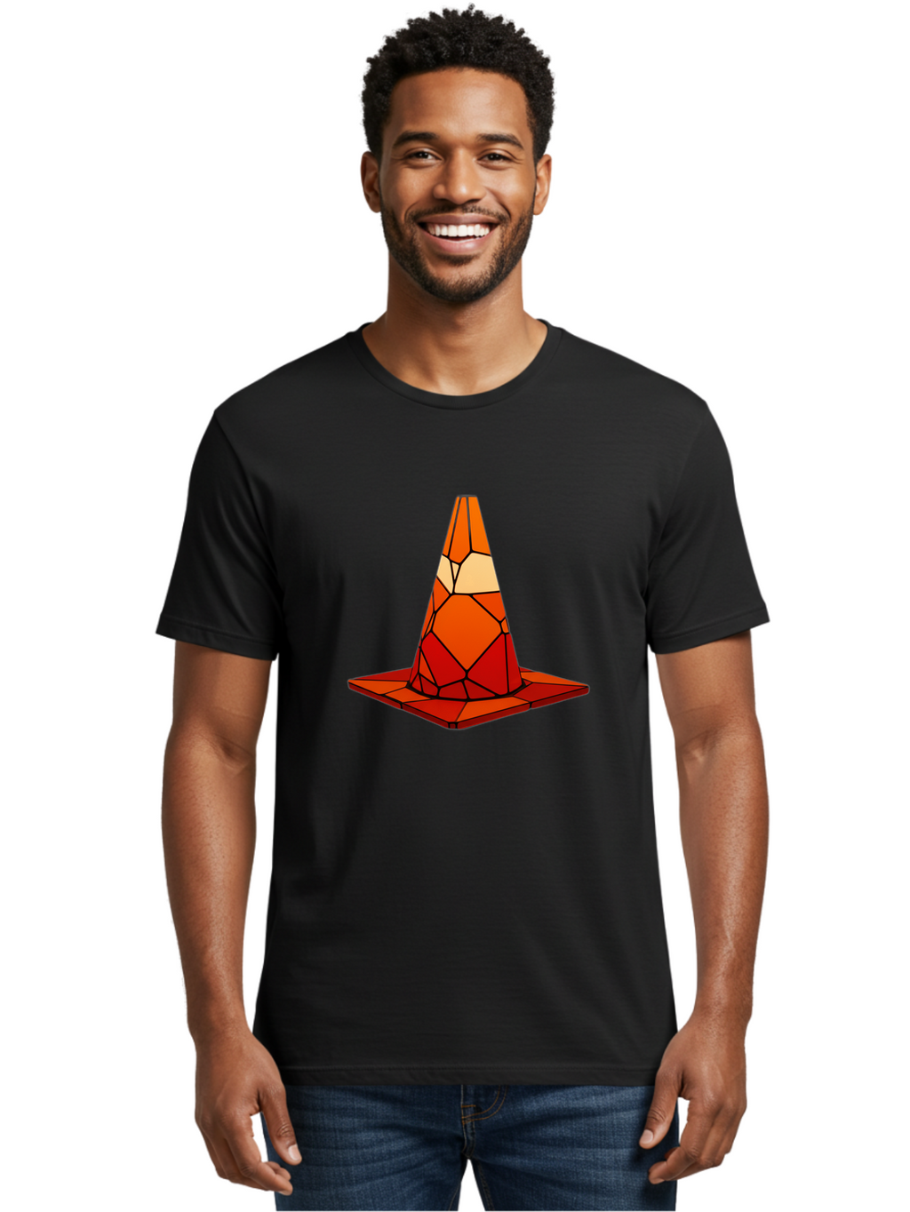Traffic-Cone-3 Men'S Graphic Tee, 100% Cotton, Comfortable Casual Summer Wear, Machine Washable, Vintage Camera, Old Camera, Antique Camera, Black Camera, Classic Photography, Photography Equipment, Nostalgic Device, Film Camera, Camera Art Ban838