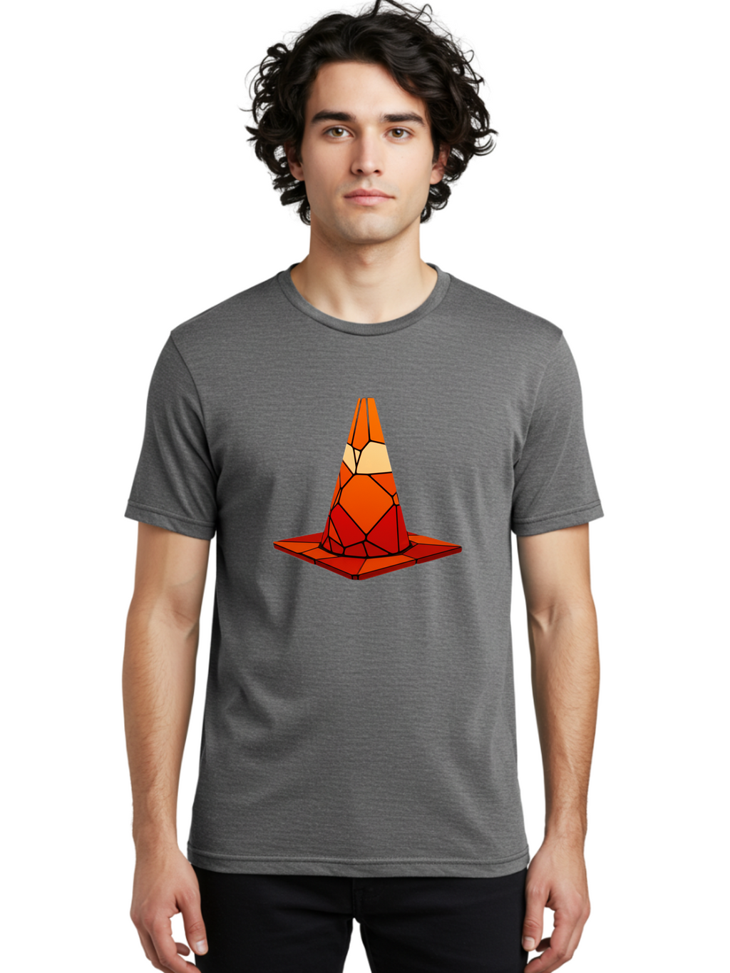 Traffic-Cone-3 Men'S Graphic Tee, 100% Cotton, Comfortable Casual Summer Wear, Machine Washable, Vintage Camera, Old Camera, Antique Camera, Black Camera, Classic Photography, Photography Equipment, Nostalgic Device, Film Camera, Camera Art Ban838