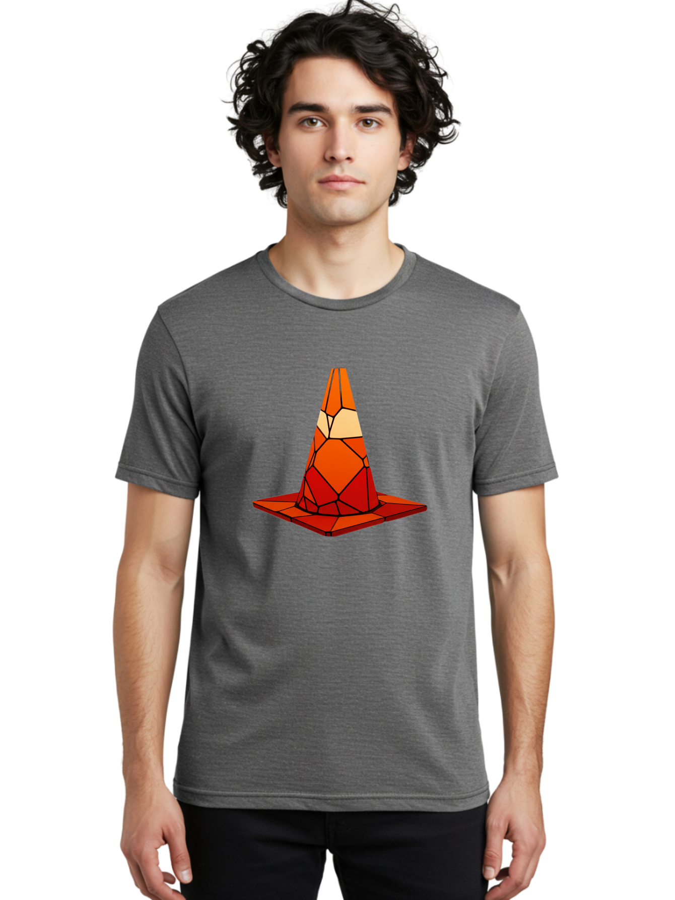 Traffic-Cone-3 Men'S Graphic Tee, 100% Cotton, Comfortable Casual Summer Wear, Machine Washable, Vintage Camera, Old Camera, Antique Camera, Black Camera, Classic Photography, Photography Equipment, Nostalgic Device, Film Camera, Camera Art Ban838