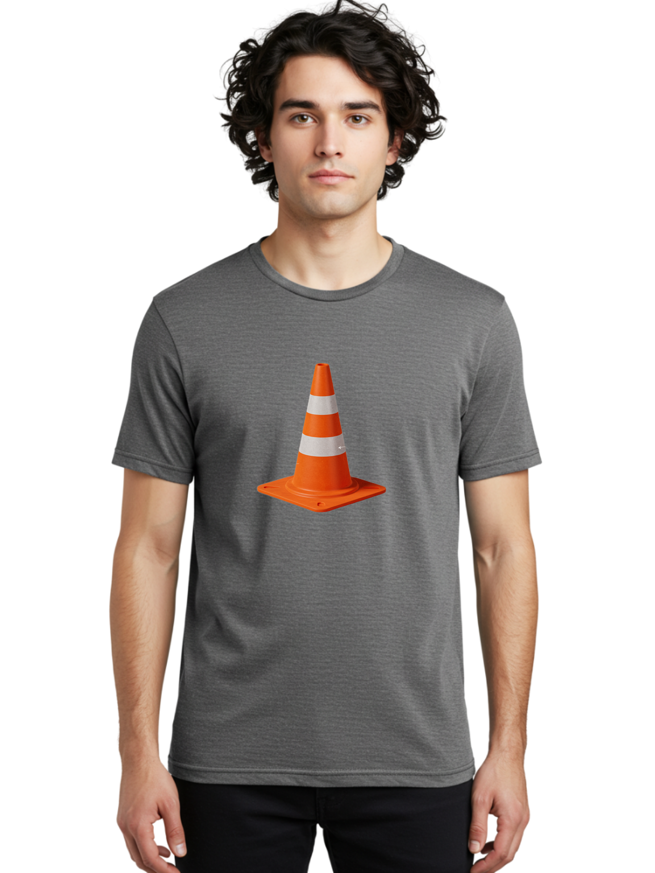 Traffic-Cone-4 Men'S Graphic Tee, 100% Cotton, Comfortable Casual Summer Wear, Machine Washable, Vintage Camera, Old Camera, Antique Camera, Black Camera, Classic Photography, Photography Equipment, Nostalgic Device, Film Camera, Camera Art Ban839