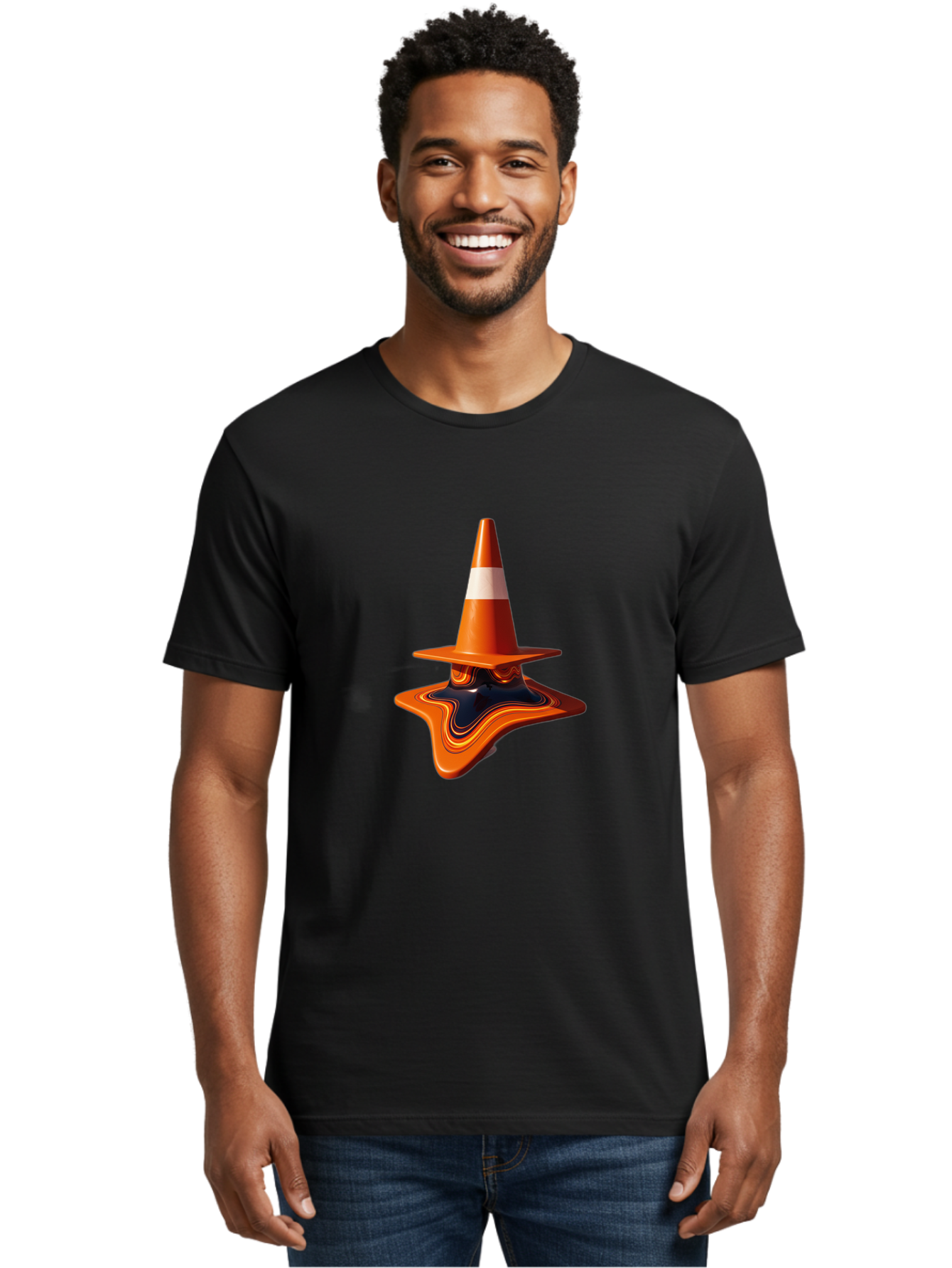 Traffic-Cone-Melting Men'S Graphic Tee, 100% Cotton, Comfortable Casual Summer Wear, Machine Washable, Vintage Camera, Old Camera, Antique Camera, Black Camera, Classic Photography, Photography Equipment, Nostalgic Device, Film Camera, Ban842