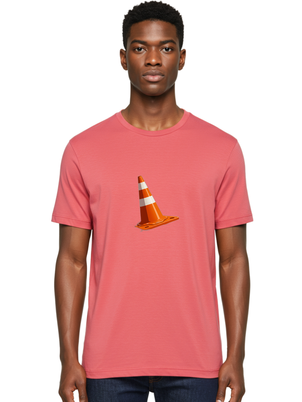 Traffic-Cone Men'S Graphic Tee, 100% Cotton, Comfortable Casual Summer Wear, Machine Washable, Vintage Camera, Old Camera, Antique Camera, Black Camera, Classic Photography, Photography Equipment, Nostalgic Device, Film Camera, Camera Art Ban844