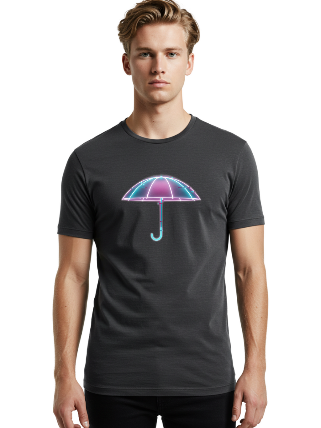 Transparent-Umbrella Men'S Graphic Tee, 100% Cotton, Comfortable Casual Summer Wear, Machine Washable, Vintage Camera, Old Camera, Antique Camera, Black Camera, Classic Photography, Photography Equipment, Nostalgic Device, Film Camera, Ban845
