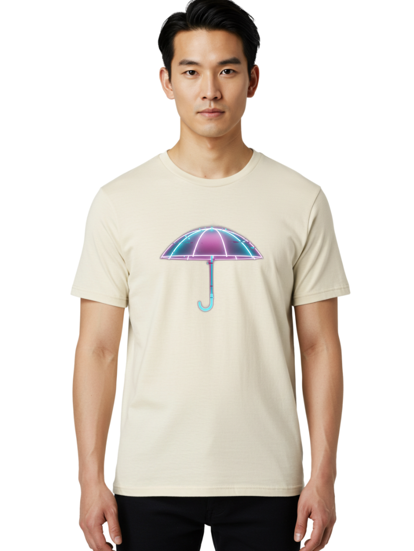 Transparent-Umbrella Men'S Graphic Tee, 100% Cotton, Comfortable Casual Summer Wear, Machine Washable, Vintage Camera, Old Camera, Antique Camera, Black Camera, Classic Photography, Photography Equipment, Nostalgic Device, Film Camera, Ban845
