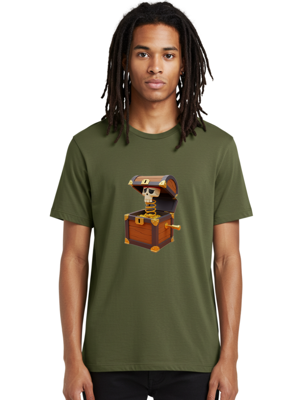 Treasure-Chest-Jack-In-The-Box Men'S Graphic Tee, 100% Cotton, Comfortable Casual Summer Wear, Machine Washable, Vintage Camera, Old Camera, Antique Camera, Black Camera, Classic Photography, Photography Equipment, Nostalgic Device, Ban847