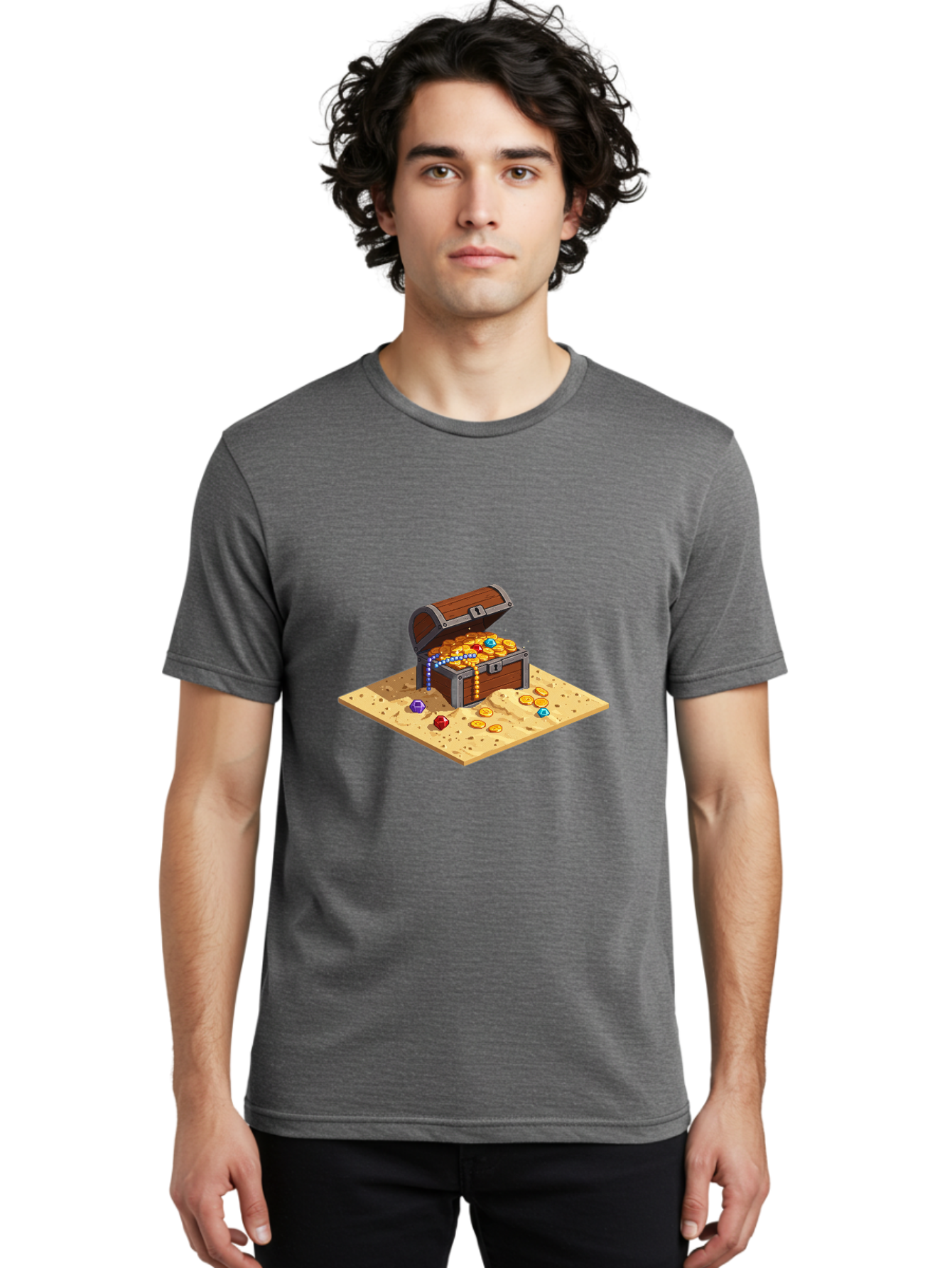 Treasure-Chest Men'S Graphic Tee, 100% Cotton, Comfortable Casual Summer Wear, Machine Washable, Vintage Camera, Old Camera, Antique Camera, Black Camera, Classic Photography, Photography Equipment, Nostalgic Device, Film Camera, Camera Art Ban848