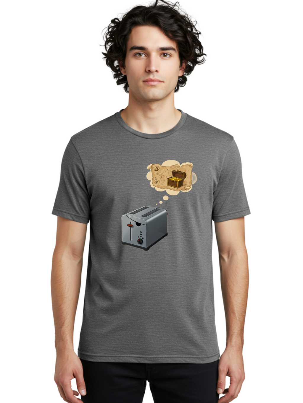 Treasure-Toaster Men'S Graphic Tee, 100% Cotton, Comfortable Casual Summer Wear, Machine Washable, Vintage Camera, Old Camera, Antique Camera, Black Camera, Classic Photography, Photography Equipment, Nostalgic Device, Film Camera, Camera Art Ban849