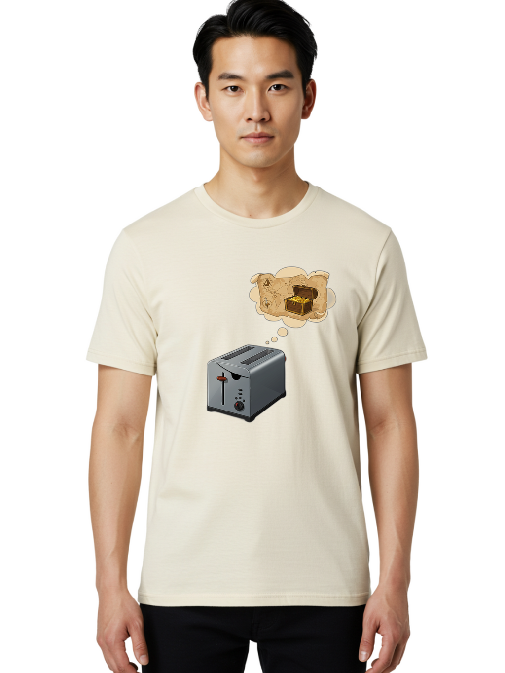 Treasure-Toaster Men'S Graphic Tee, 100% Cotton, Comfortable Casual Summer Wear, Machine Washable, Vintage Camera, Old Camera, Antique Camera, Black Camera, Classic Photography, Photography Equipment, Nostalgic Device, Film Camera, Camera Art Ban849