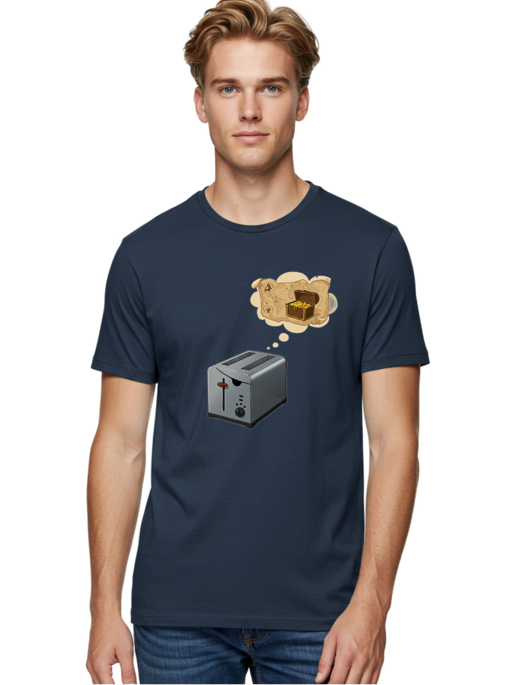 Treasure-Toaster Men'S Graphic Tee, 100% Cotton, Comfortable Casual Summer Wear, Machine Washable, Vintage Camera, Old Camera, Antique Camera, Black Camera, Classic Photography, Photography Equipment, Nostalgic Device, Film Camera, Camera Art Ban849