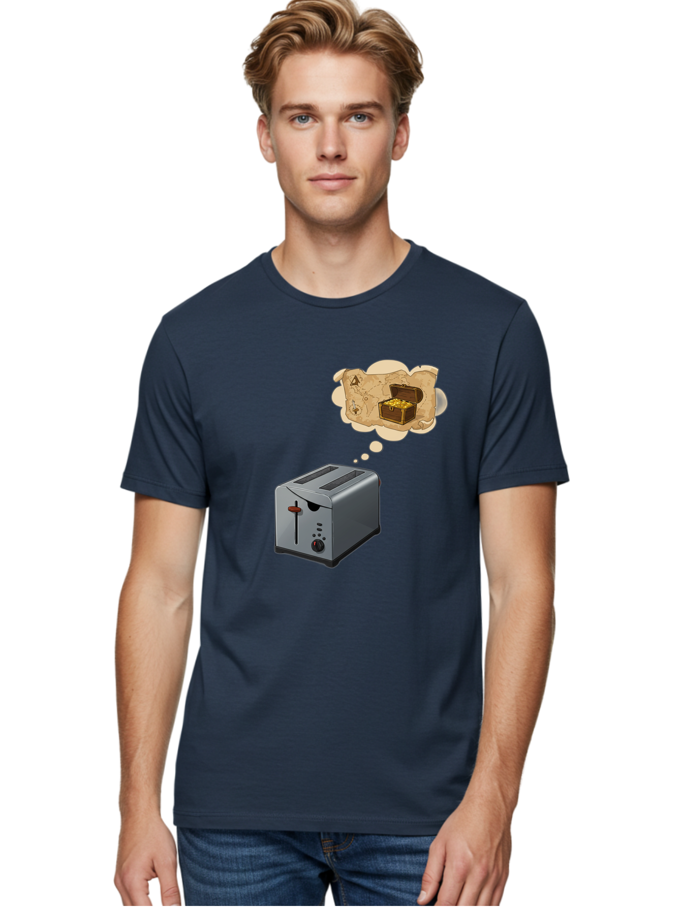 Treasure-Toaster Men'S Graphic Tee, 100% Cotton, Comfortable Casual Summer Wear, Machine Washable, Vintage Camera, Old Camera, Antique Camera, Black Camera, Classic Photography, Photography Equipment, Nostalgic Device, Film Camera, Camera Art Ban849