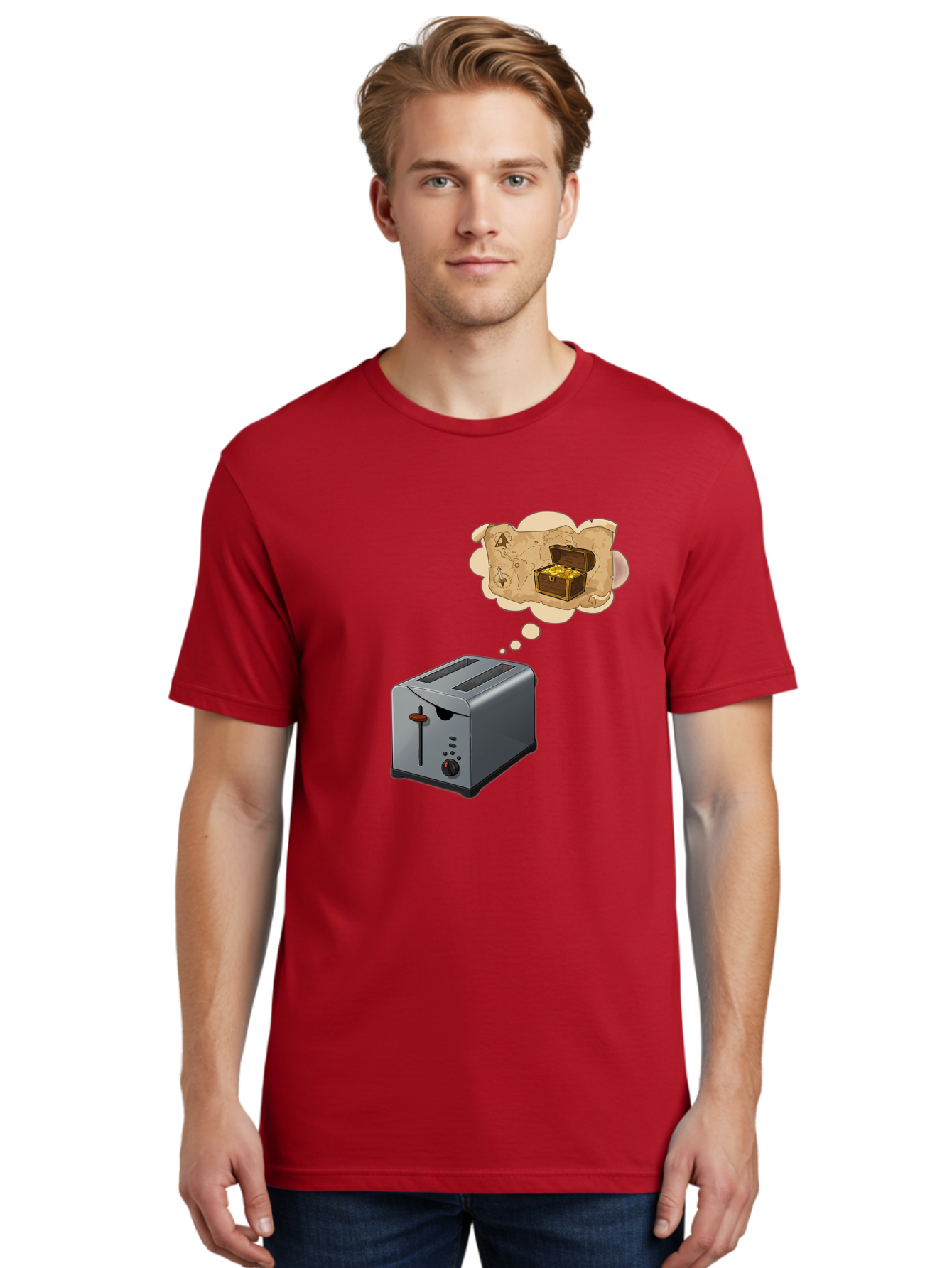 Treasure-Toaster Men'S Graphic Tee, 100% Cotton, Comfortable Casual Summer Wear, Machine Washable, Vintage Camera, Old Camera, Antique Camera, Black Camera, Classic Photography, Photography Equipment, Nostalgic Device, Film Camera, Camera Art Ban849