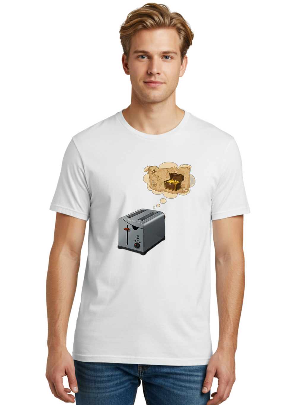 Treasure-Toaster Men'S Graphic Tee, 100% Cotton, Comfortable Casual Summer Wear, Machine Washable, Vintage Camera, Old Camera, Antique Camera, Black Camera, Classic Photography, Photography Equipment, Nostalgic Device, Film Camera, Camera Art Ban849