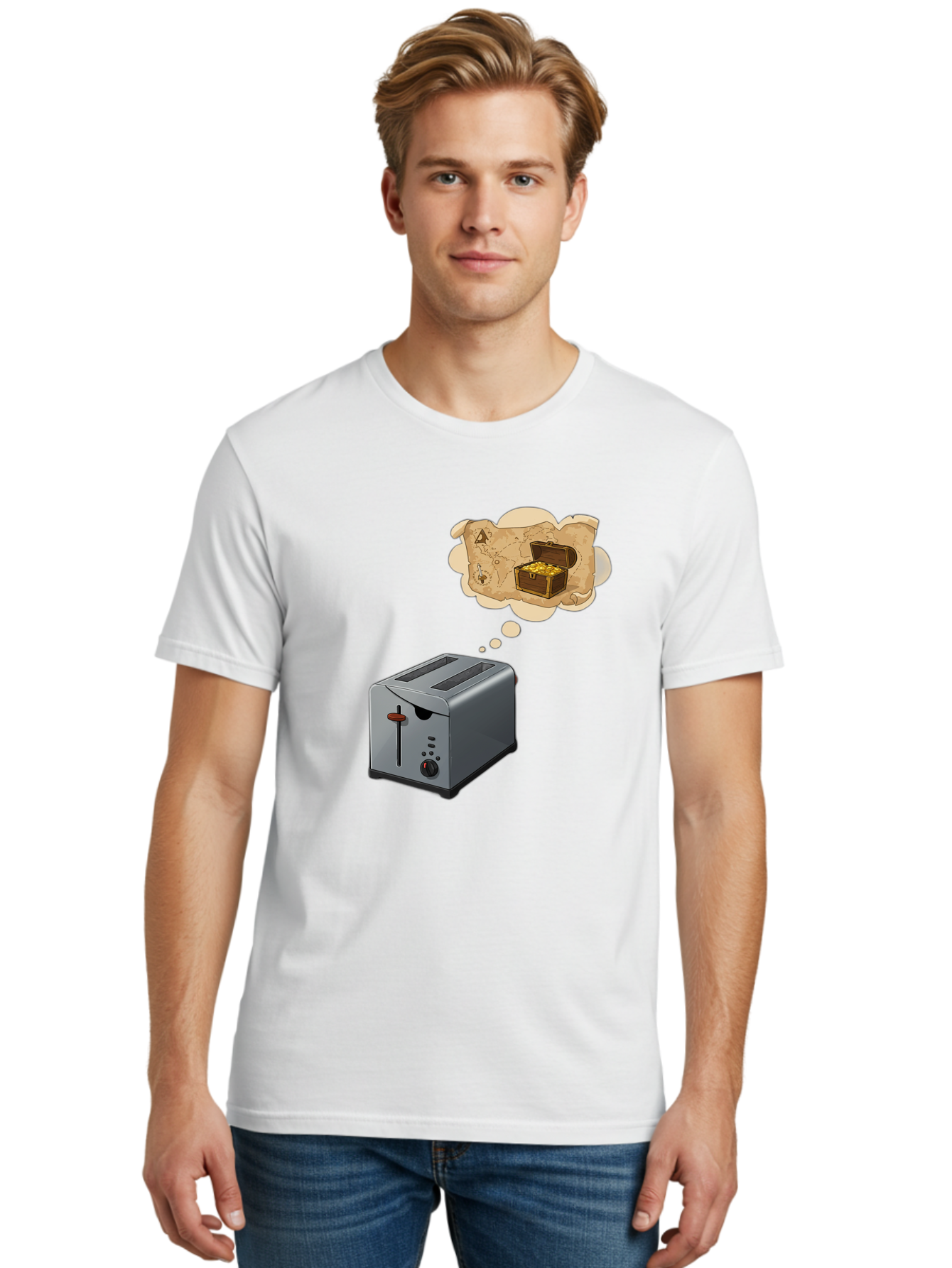 Treasure-Toaster Men'S Graphic Tee, 100% Cotton, Comfortable Casual Summer Wear, Machine Washable, Vintage Camera, Old Camera, Antique Camera, Black Camera, Classic Photography, Photography Equipment, Nostalgic Device, Film Camera, Camera Art Ban849