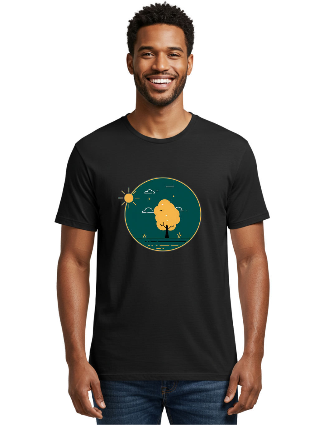 Tree-By-The-Water Men'S Graphic Tee, 100% Cotton, Comfortable Casual Summer Wear, Machine Washable, Vintage Camera, Old Camera, Antique Camera, Black Camera, Classic Photography, Photography Equipment, Nostalgic Device, Film Camera, Camera Art Ban850