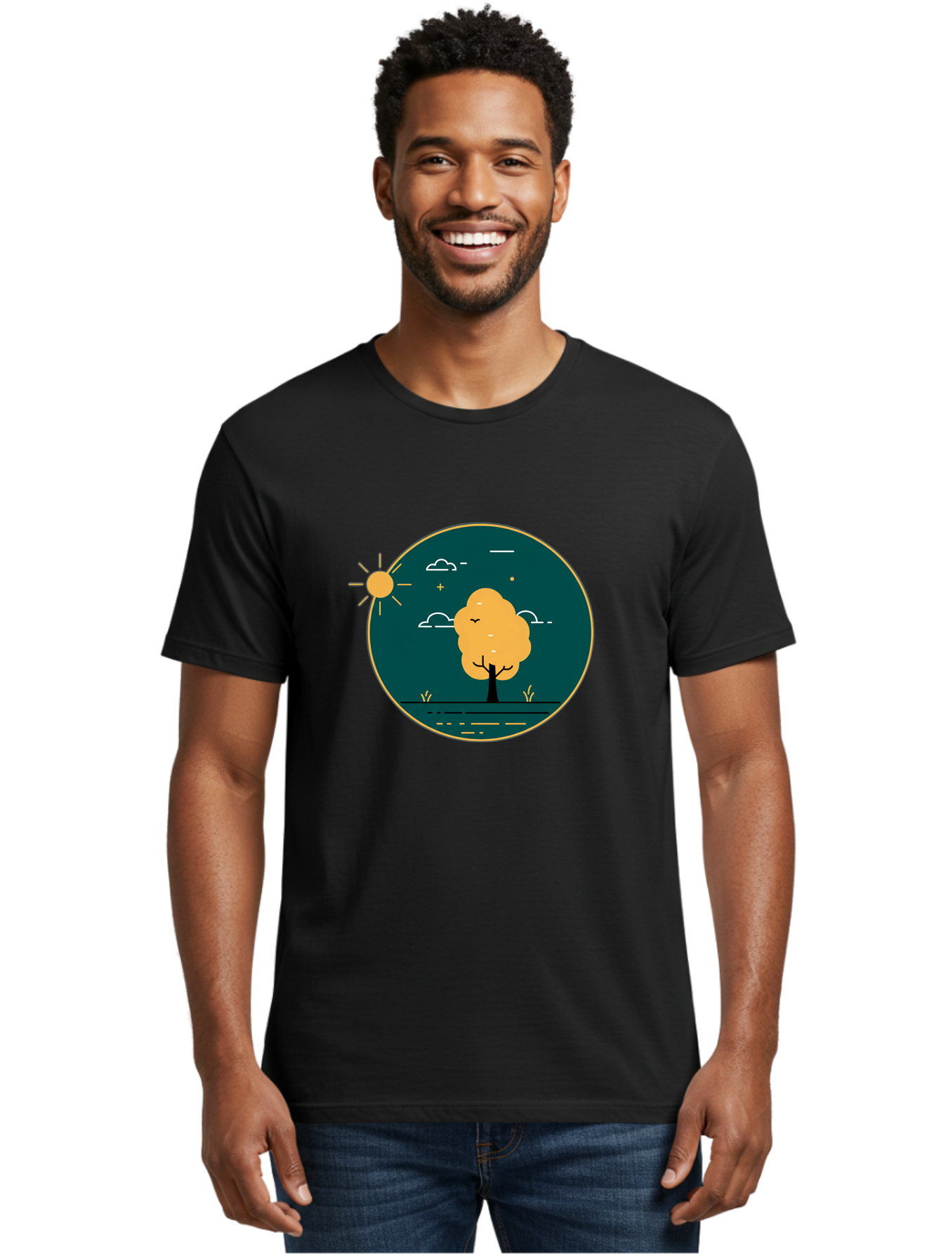 Tree-By-The-Water Men'S Graphic Tee, 100% Cotton, Comfortable Casual Summer Wear, Machine Washable, Vintage Camera, Old Camera, Antique Camera, Black Camera, Classic Photography, Photography Equipment, Nostalgic Device, Film Camera, Camera Art Ban850