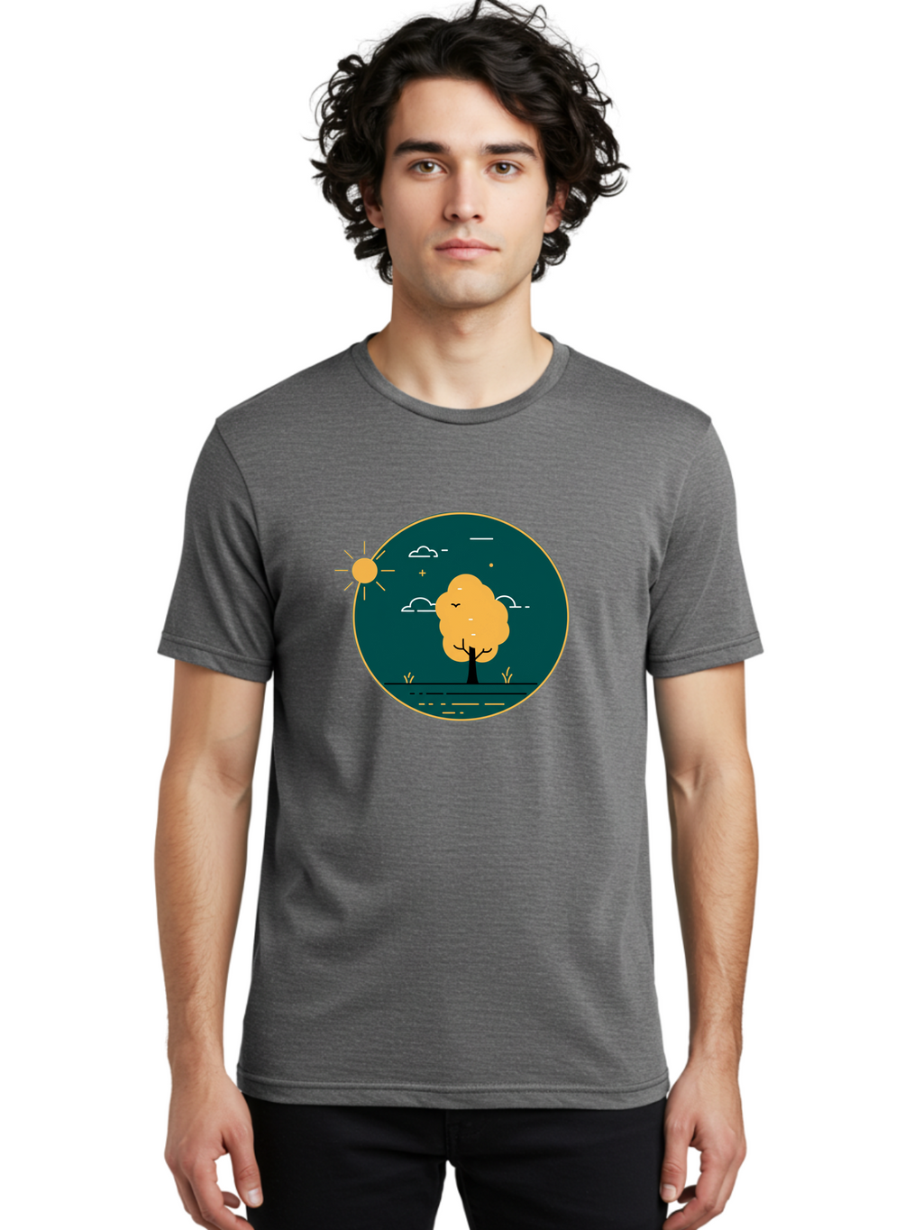 Tree-By-The-Water Men'S Graphic Tee, 100% Cotton, Comfortable Casual Summer Wear, Machine Washable, Vintage Camera, Old Camera, Antique Camera, Black Camera, Classic Photography, Photography Equipment, Nostalgic Device, Film Camera, Camera Art Ban850
