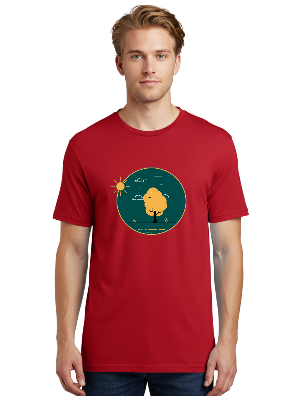 Tree-By-The-Water Men'S Graphic Tee, 100% Cotton, Comfortable Casual Summer Wear, Machine Washable, Vintage Camera, Old Camera, Antique Camera, Black Camera, Classic Photography, Photography Equipment, Nostalgic Device, Film Camera, Camera Art Ban850