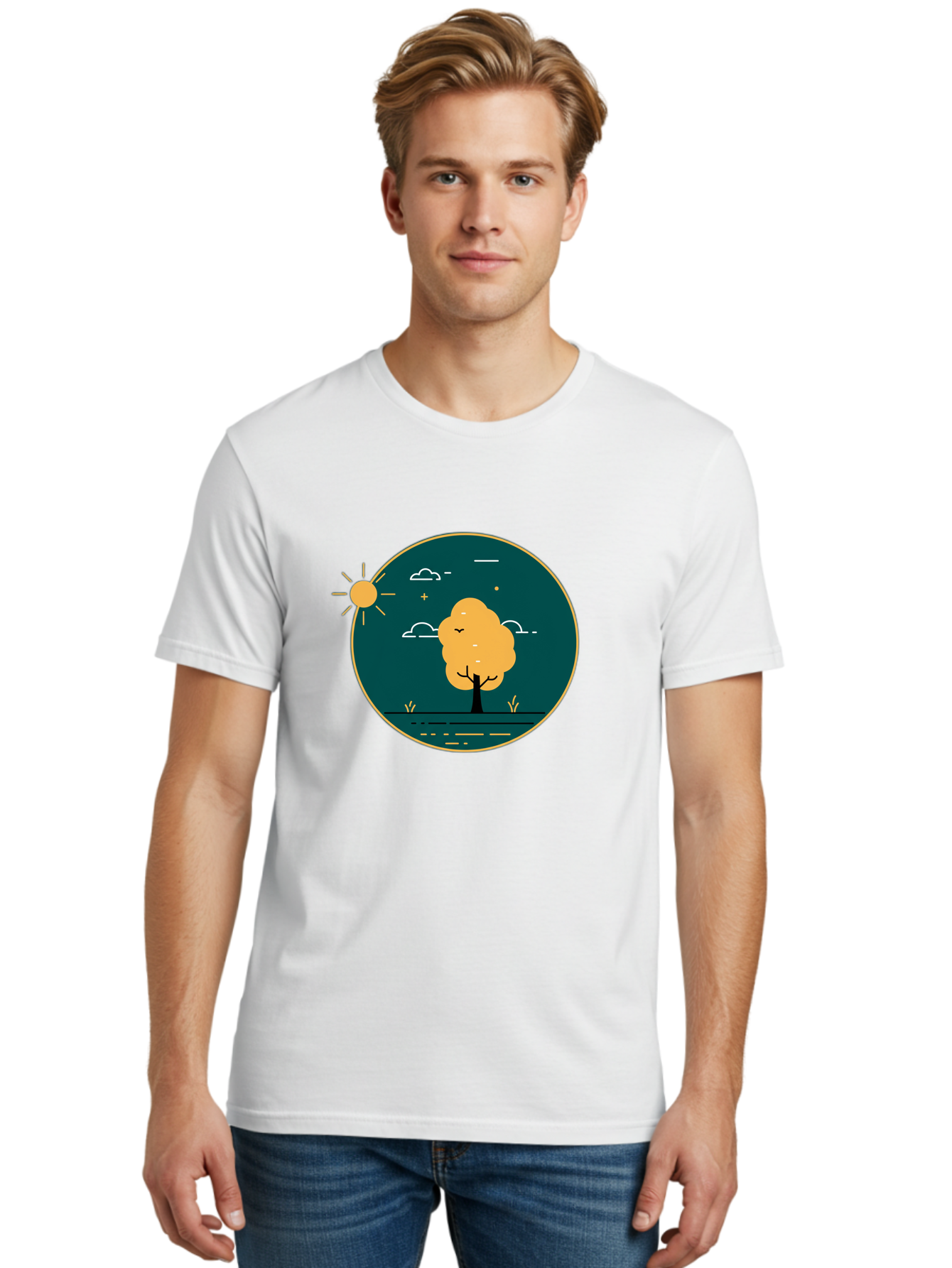 Tree-By-The-Water Men'S Graphic Tee, 100% Cotton, Comfortable Casual Summer Wear, Machine Washable, Vintage Camera, Old Camera, Antique Camera, Black Camera, Classic Photography, Photography Equipment, Nostalgic Device, Film Camera, Camera Art Ban850