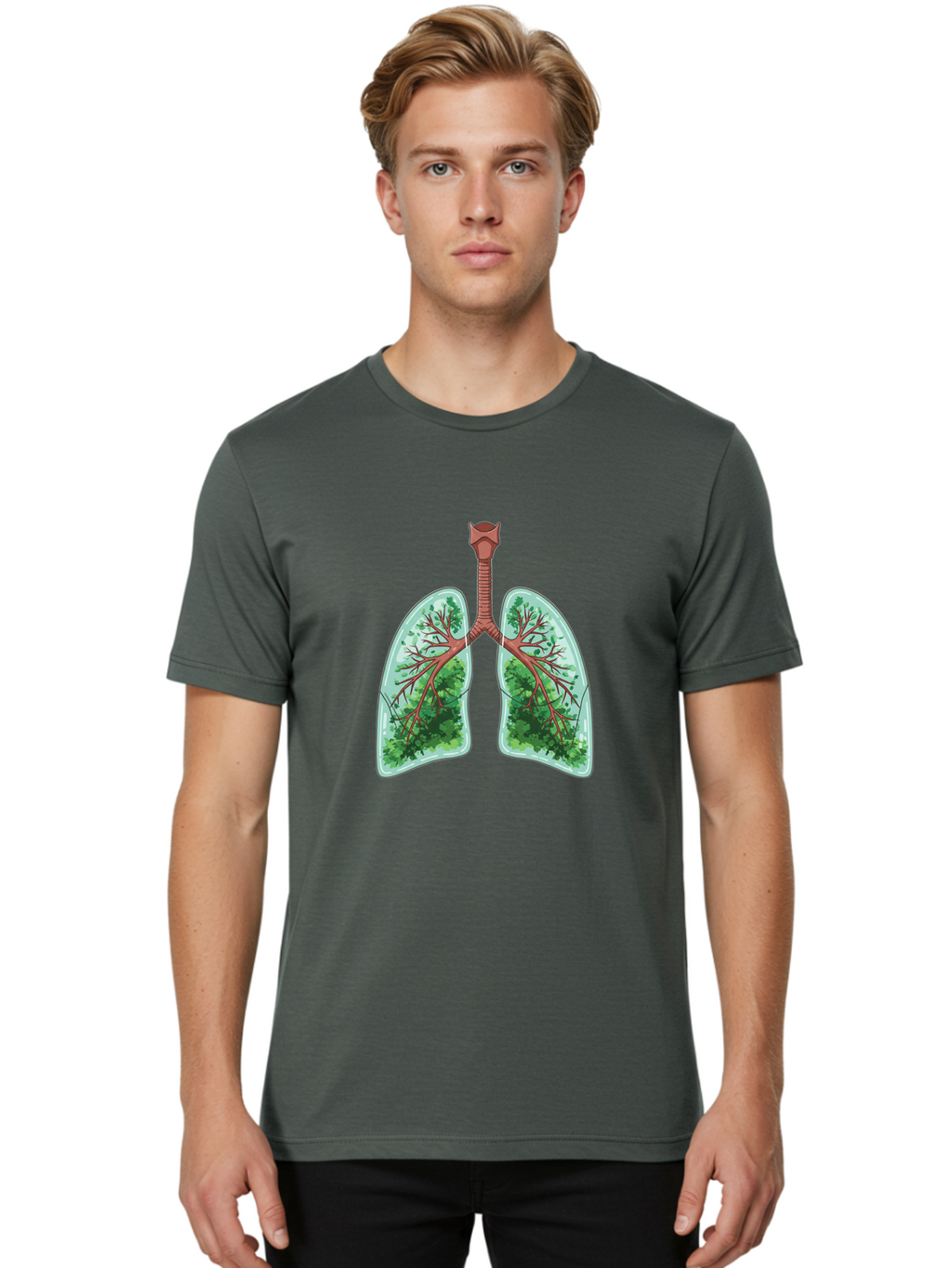 Tree-Lungs Men'S Graphic Tee, 100% Cotton, Comfortable Casual Summer Wear, Machine Washable, Vintage Camera, Old Camera, Antique Camera, Black Camera, Classic Photography, Photography Equipment, Nostalgic Device, Film Camera, Camera Art Ban851