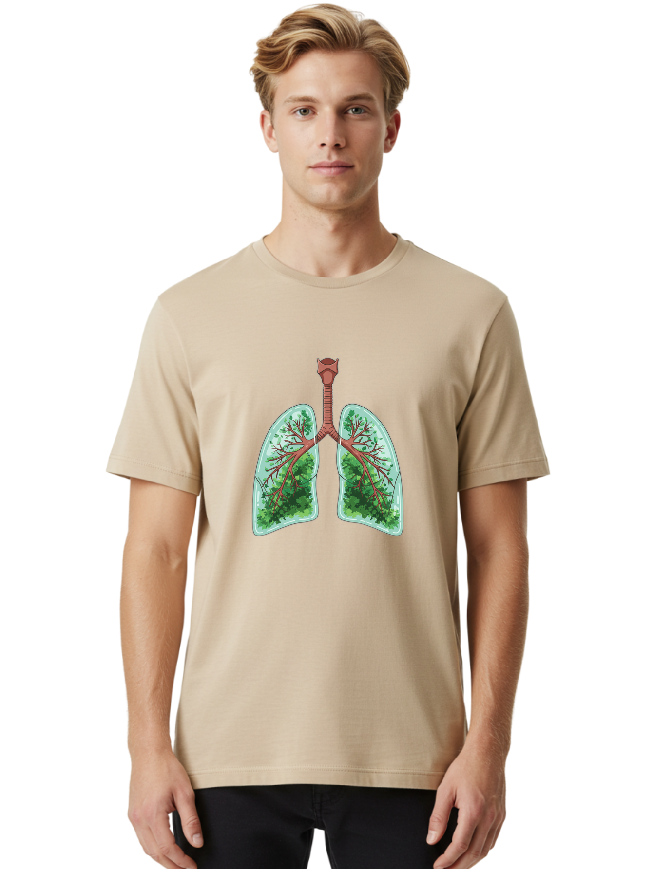 Tree-Lungs Men'S Graphic Tee, 100% Cotton, Comfortable Casual Summer Wear, Machine Washable, Vintage Camera, Old Camera, Antique Camera, Black Camera, Classic Photography, Photography Equipment, Nostalgic Device, Film Camera, Camera Art Ban851