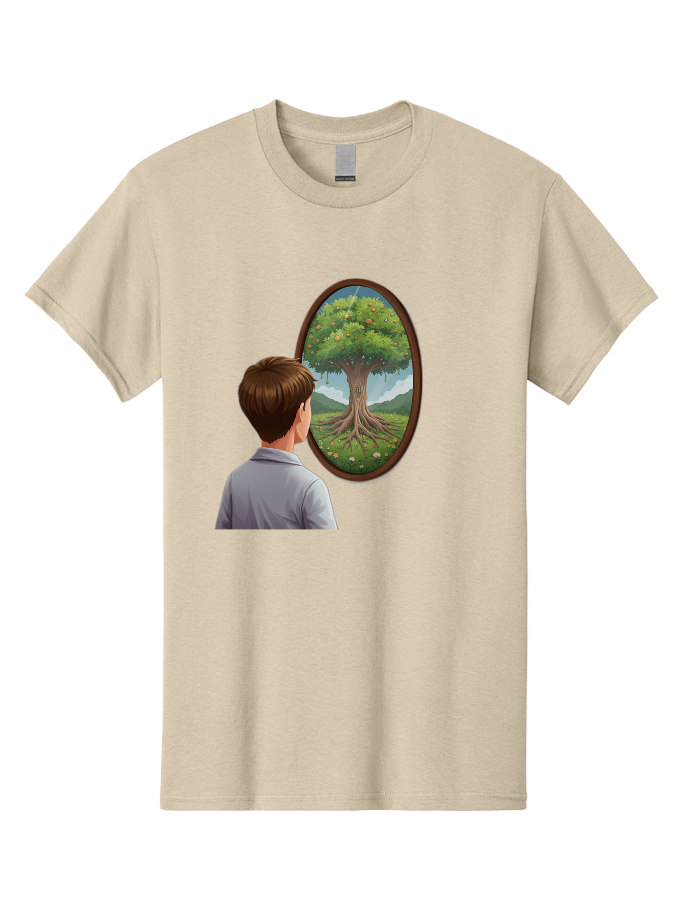 Tree-Of-Life-Mirror Men'S Graphic Tee, 100% Cotton, Comfortable Casual Summer Wear, Machine Washable, Vintage Camera, Old Camera, Antique Camera, Black Camera, Classic Photography, Photography Equipment, Nostalgic Device, Film Camera, Ban853