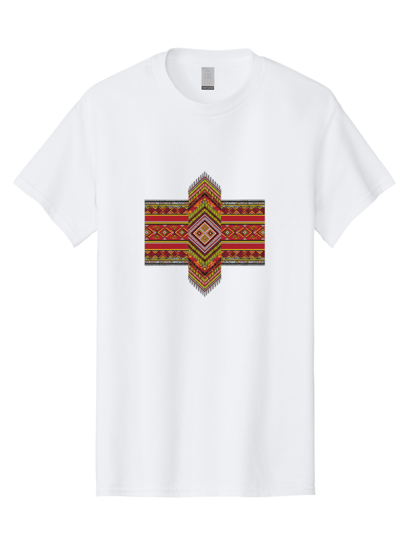 Tribal-Pattern-Cross Men'S Graphic Tee, 100% Cotton, Comfortable Casual Summer Wear, Machine Washable, Vintage Camera, Old Camera, Antique Camera, Black Camera, Classic Photography, Photography Equipment, Nostalgic Device, Film Camera, Ban858