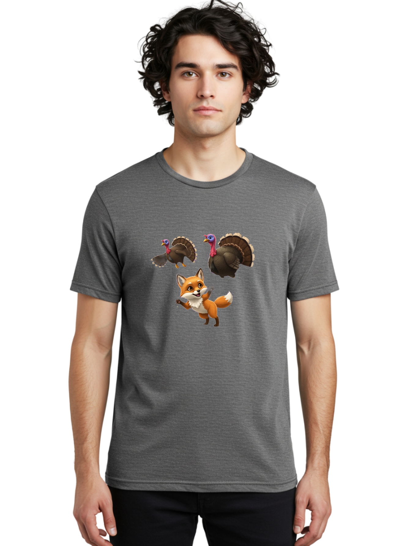 Turkey-And-Fox Men'S Graphic Tee, 100% Cotton, Comfortable Casual Summer Wear, Machine Washable, Vintage Camera, Old Camera, Antique Camera, Black Camera, Classic Photography, Photography Equipment, Nostalgic Device, Film Camera, Camera Art Ban864