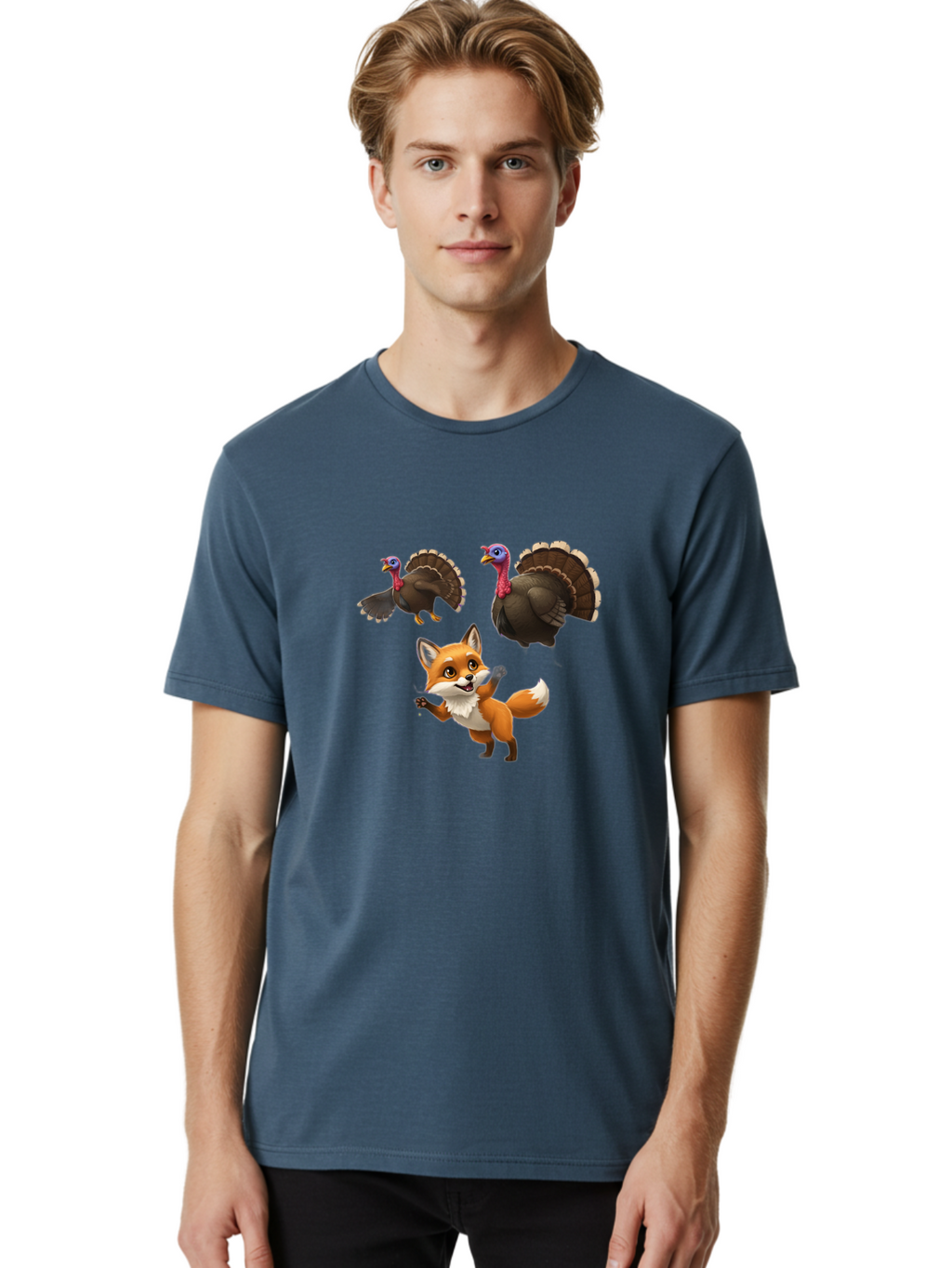 Turkey-And-Fox Men'S Graphic Tee, 100% Cotton, Comfortable Casual Summer Wear, Machine Washable, Vintage Camera, Old Camera, Antique Camera, Black Camera, Classic Photography, Photography Equipment, Nostalgic Device, Film Camera, Camera Art Ban864