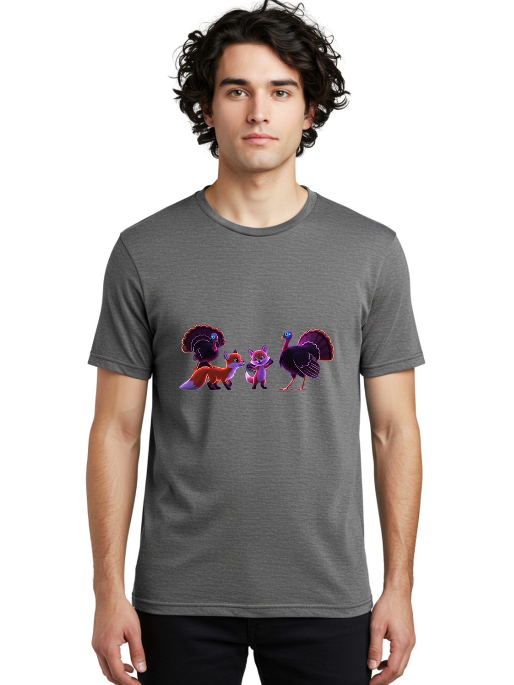 Turkey-Fox-Cat-And-Turkey Men'S Graphic Tee, 100% Cotton, Comfortable Casual Summer Wear, Machine Washable, Vintage Camera, Old Camera, Antique Camera, Black Camera, Classic Photography, Photography Equipment, Nostalgic Device, Film Camera, Ban865