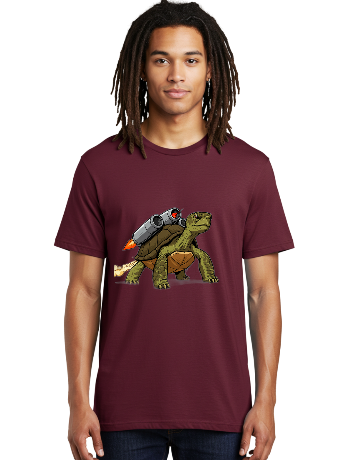 Turtle-Rocket-2 Men'S Graphic Tee, 100% Cotton, Comfortable Casual Summer Wear, Machine Washable, Vintage Camera, Old Camera, Antique Camera, Black Camera, Classic Photography, Photography Equipment, Nostalgic Device, Film Camera, Camera Art Ban868