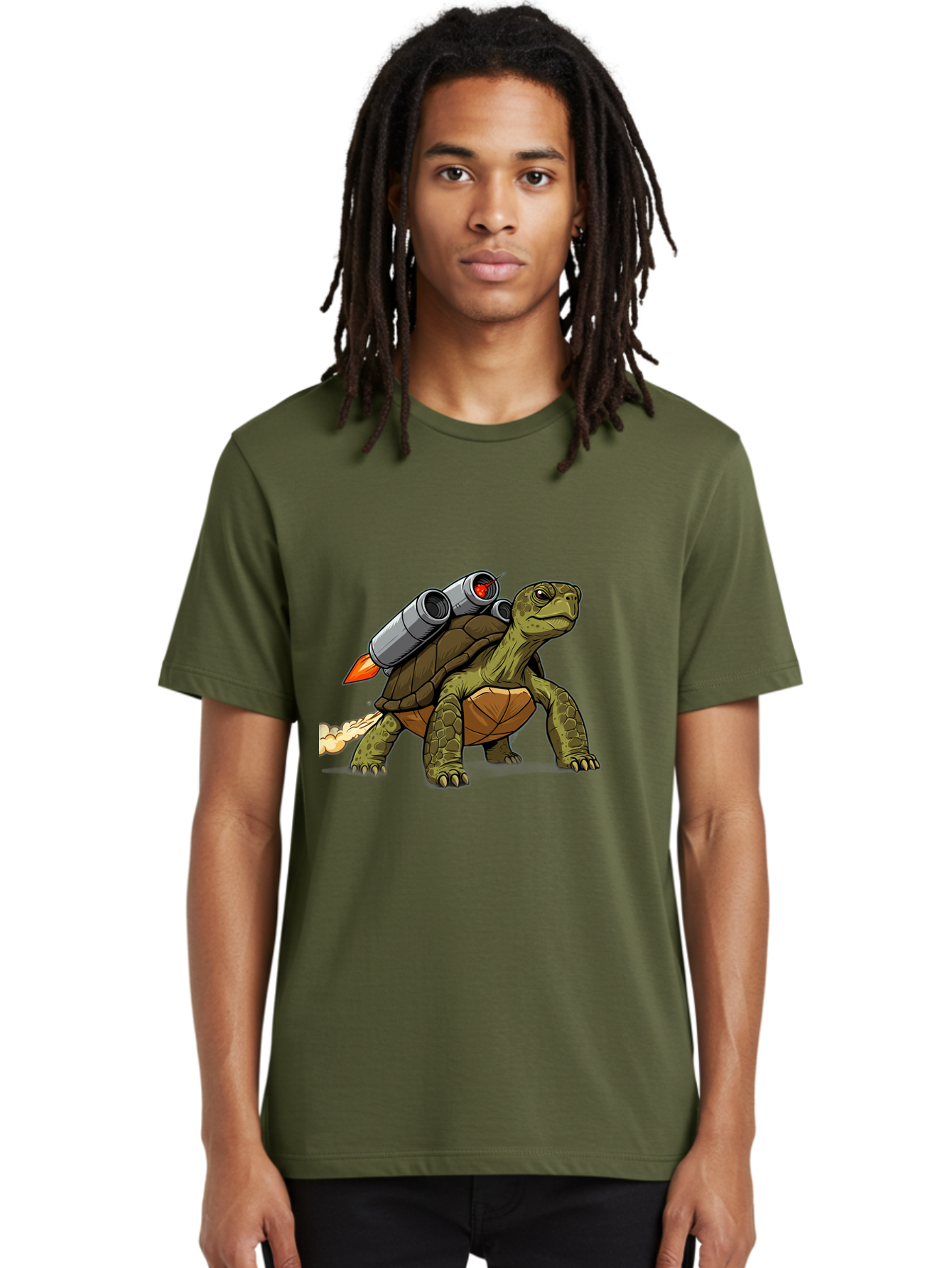 Turtle-Rocket-2 Men'S Graphic Tee, 100% Cotton, Comfortable Casual Summer Wear, Machine Washable, Vintage Camera, Old Camera, Antique Camera, Black Camera, Classic Photography, Photography Equipment, Nostalgic Device, Film Camera, Camera Art Ban868