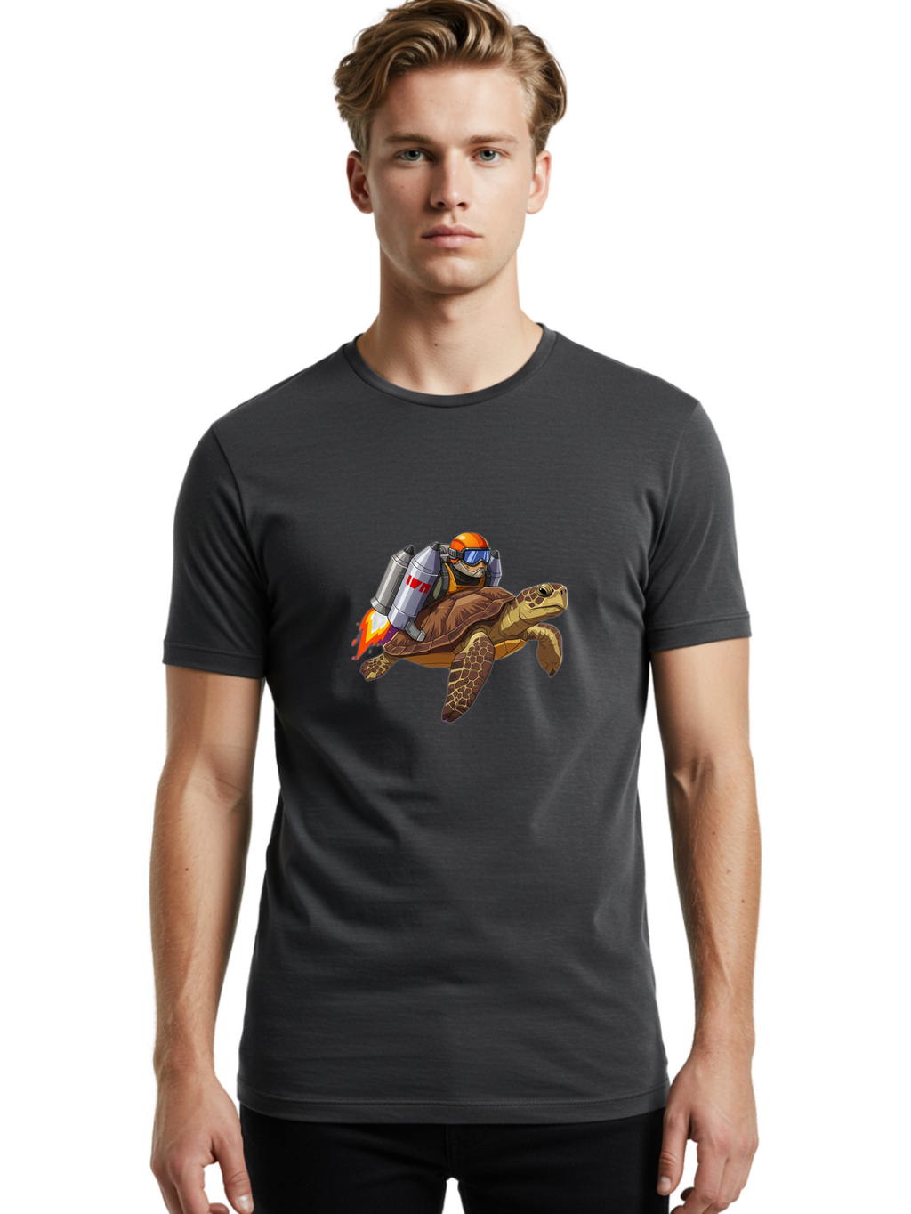Turtle-Rocket Men'S Graphic Tee, 100% Cotton, Comfortable Casual Summer Wear, Machine Washable, Vintage Camera, Old Camera, Antique Camera, Black Camera, Classic Photography, Photography Equipment, Nostalgic Device, Film Camera, Camera Art Ban869