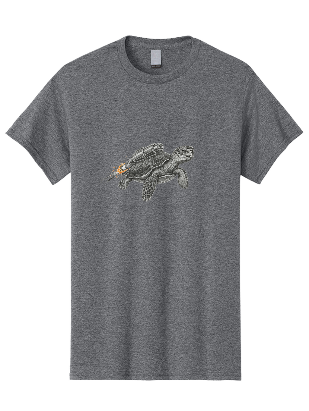 Turtle-With-Rocket-Pack-2 Men'S Graphic Tee, 100% Cotton, Comfortable Casual Summer Wear, Machine Washable, Vintage Camera, Old Camera, Antique Camera, Black Camera, Classic Photography, Photography Equipment, Nostalgic Device, Film Camera, Ban873