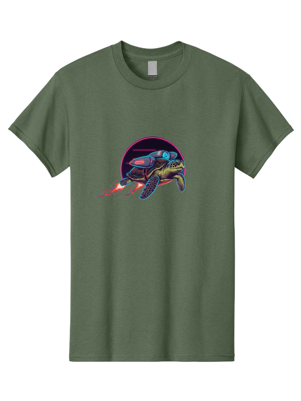 Turtle-With-Rocket-Pack Men'S Graphic Tee, 100% Cotton, Comfortable Casual Summer Wear, Machine Washable, Vintage Camera, Old Camera, Antique Camera, Black Camera, Classic Photography, Photography Equipment, Nostalgic Device, Film Camera, Ban874