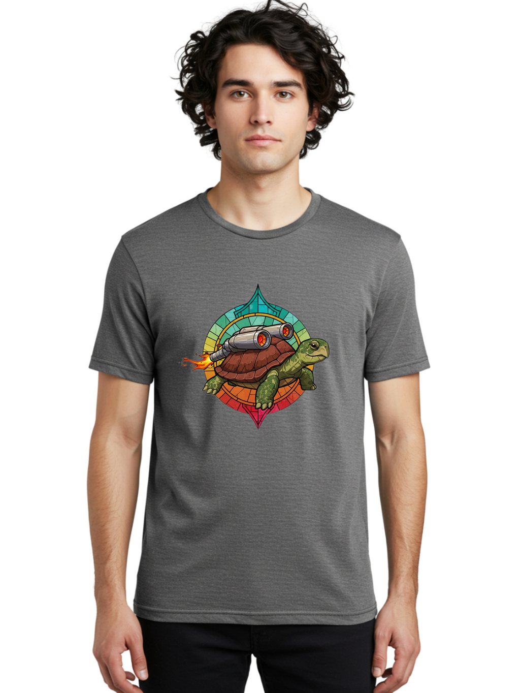 Turtle-With-Rocket Men'S Graphic Tee, 100% Cotton, Comfortable Casual Summer Wear, Machine Washable, Vintage Camera, Old Camera, Antique Camera, Black Camera, Classic Photography, Photography Equipment, Nostalgic Device, Film Camera, Ban875