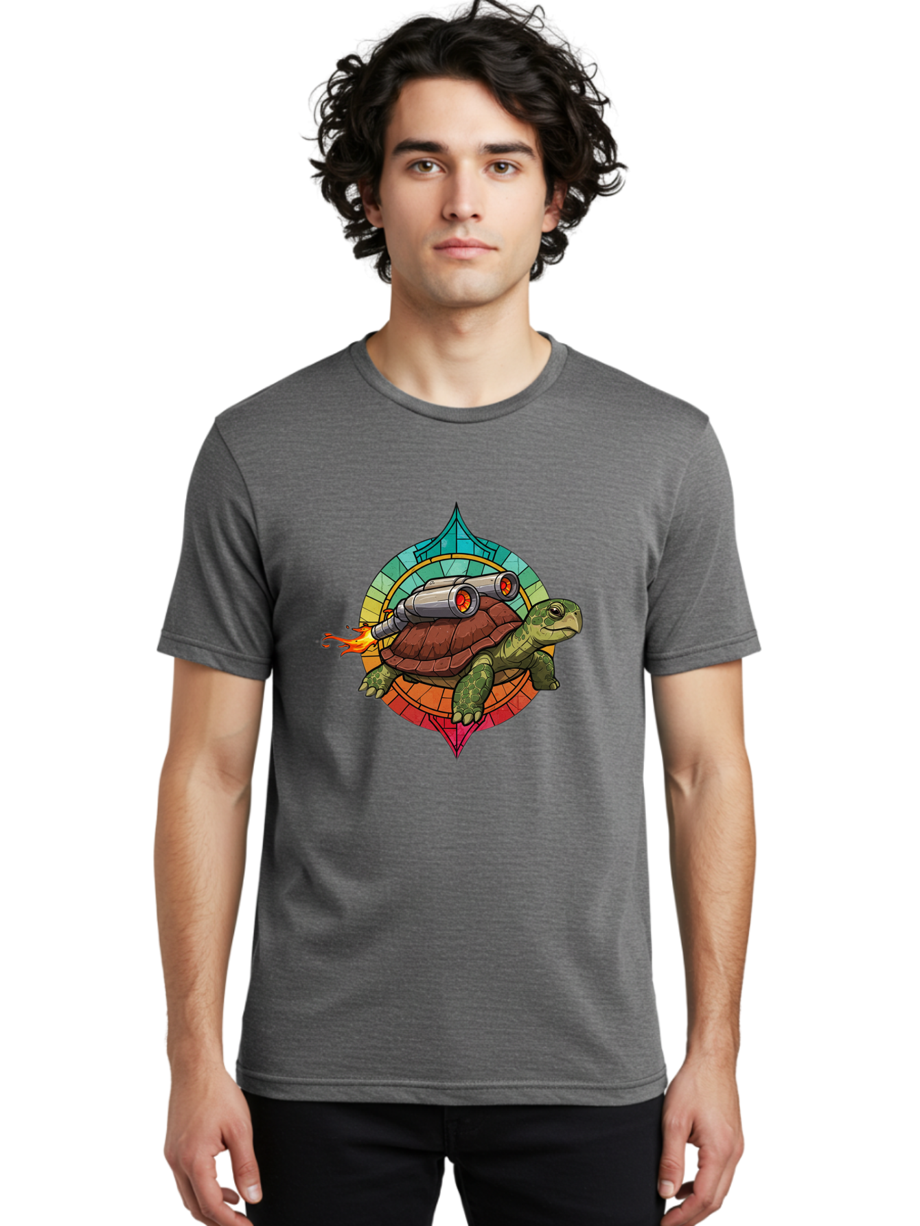 Turtle-With-Rocket Men'S Graphic Tee, 100% Cotton, Comfortable Casual Summer Wear, Machine Washable, Vintage Camera, Old Camera, Antique Camera, Black Camera, Classic Photography, Photography Equipment, Nostalgic Device, Film Camera, Ban875