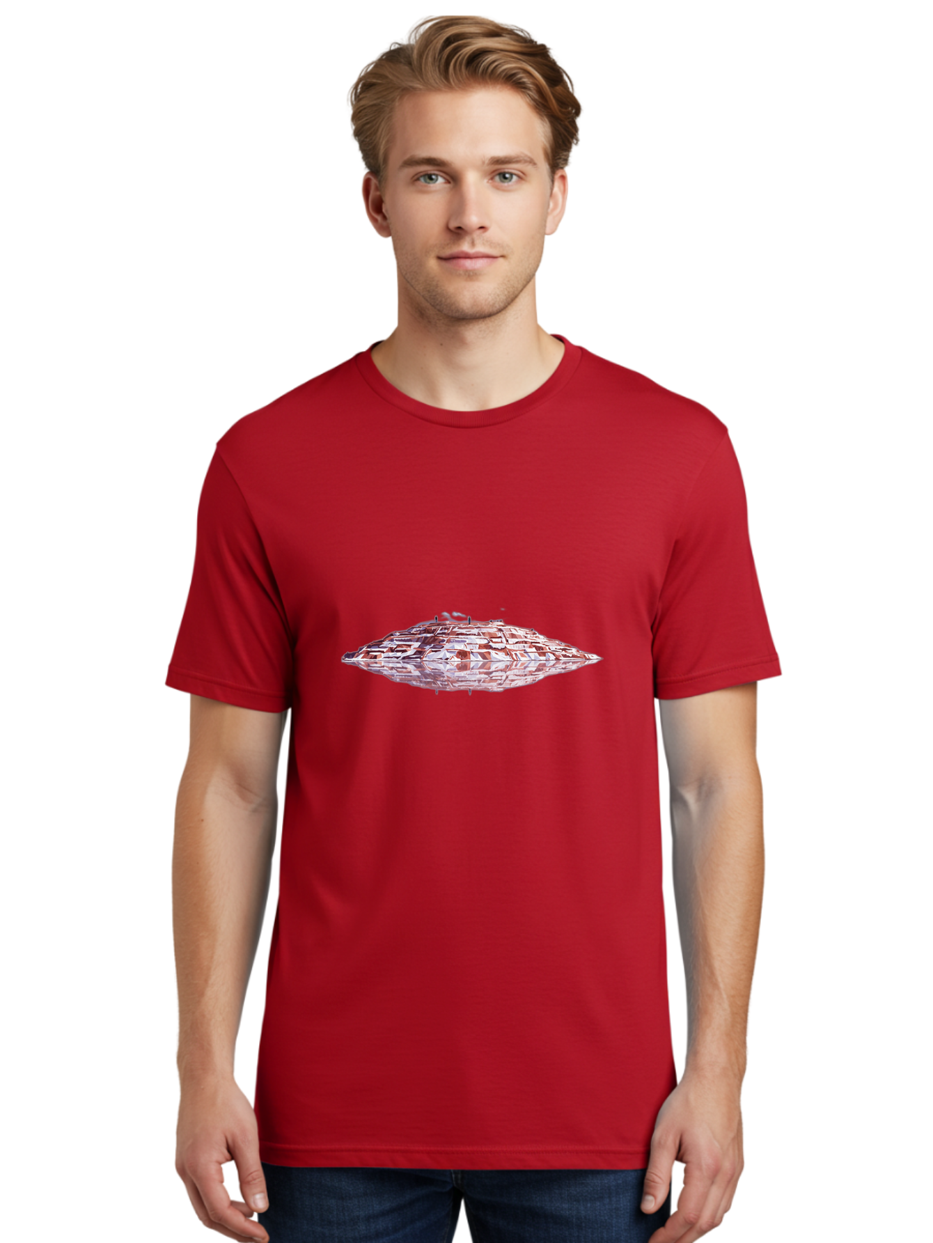 Ufo-Spaceship Men'S Graphic Tee, 100% Cotton, Comfortable Casual Summer Wear, Machine Washable, Vintage Camera, Old Camera, Antique Camera, Black Camera, Classic Photography, Photography Equipment, Nostalgic Device, Film Camera, Camera Art Ban883