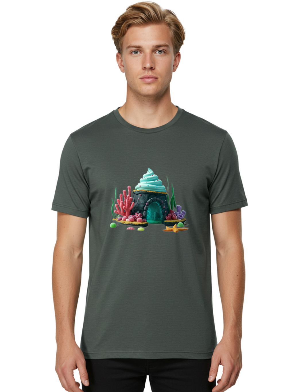 Underwater-Ice-Cream-Castle Men'S Graphic Tee, 100% Cotton, Comfortable Casual Summer Wear, Machine Washable, Vintage Camera, Old Camera, Antique Camera, Black Camera, Classic Photography, Photography Equipment, Nostalgic Device, Film Camera, Ban887