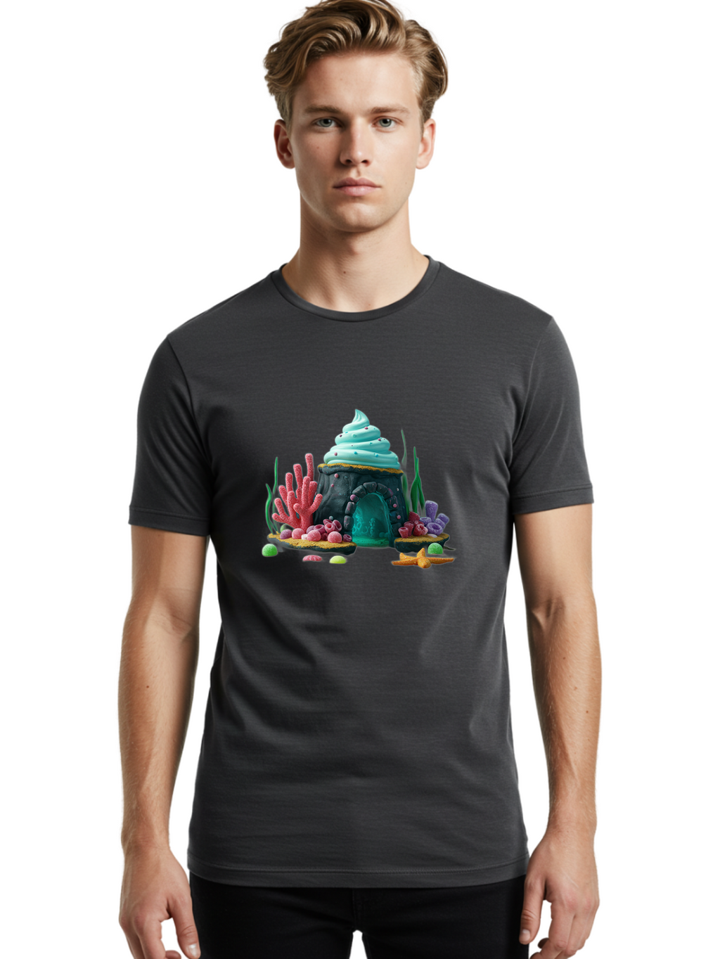 Underwater-Ice-Cream-Castle Men'S Graphic Tee, 100% Cotton, Comfortable Casual Summer Wear, Machine Washable, Vintage Camera, Old Camera, Antique Camera, Black Camera, Classic Photography, Photography Equipment, Nostalgic Device, Film Camera, Ban887